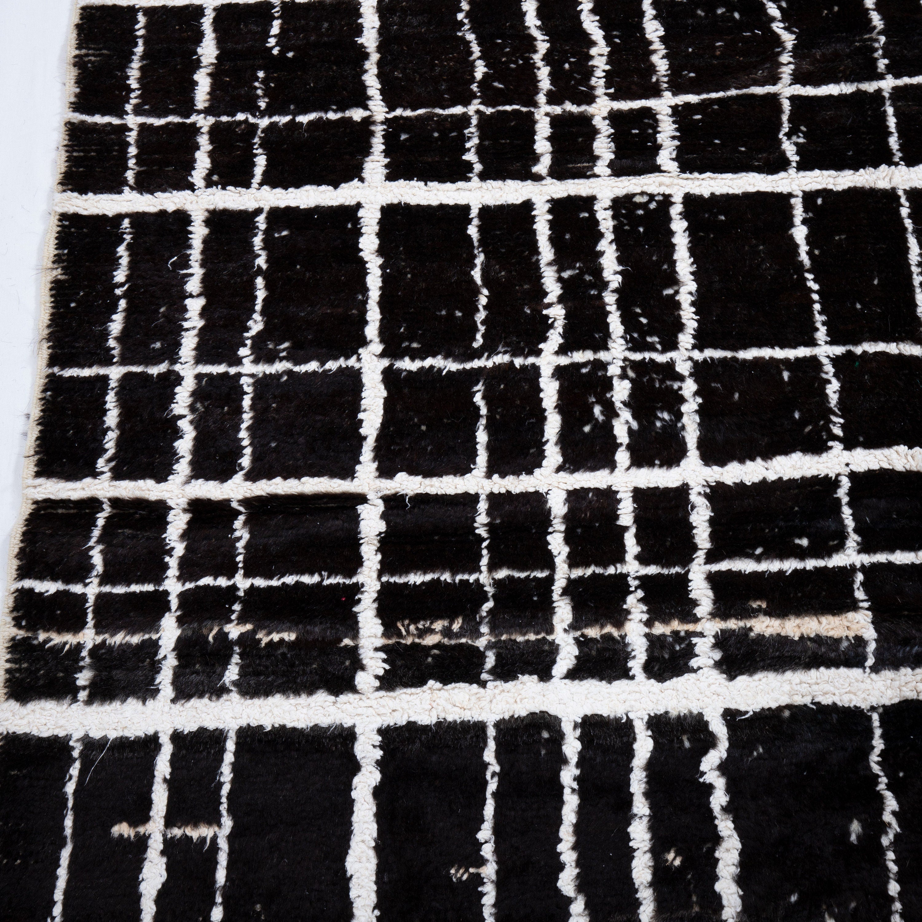 Contemporary TURKISH RUG up cycled from vintage HEMP and goat hair flat weaves