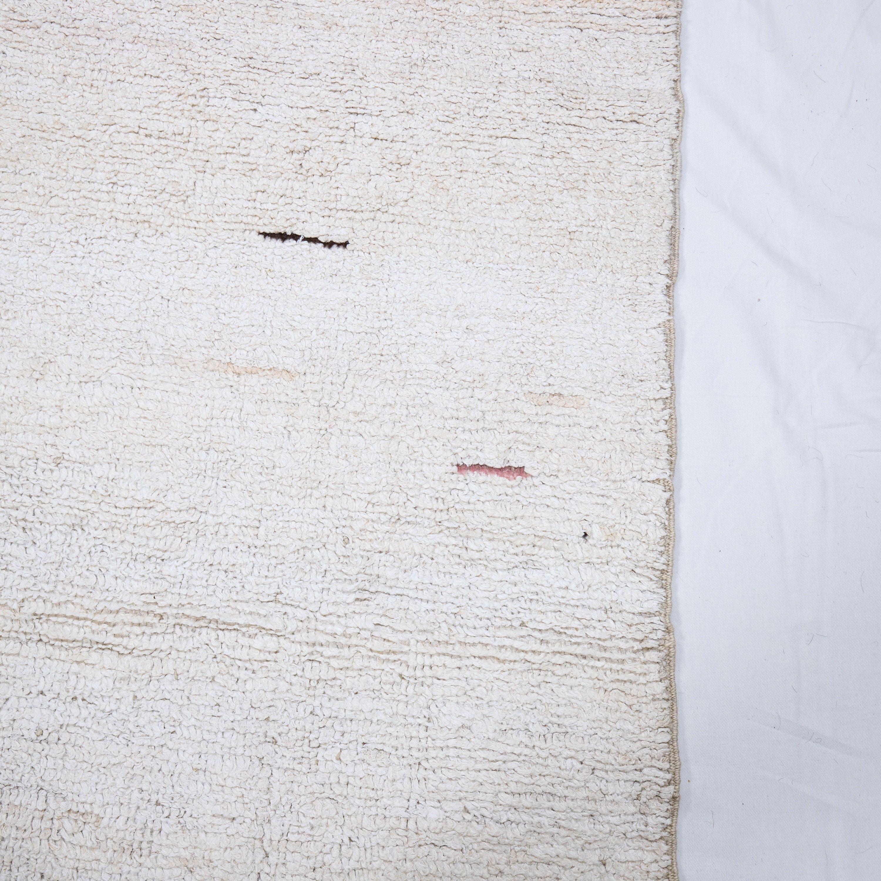 Contemporary TURKISH RUG up cycled from vintage HEMP and goat hair flat weaves