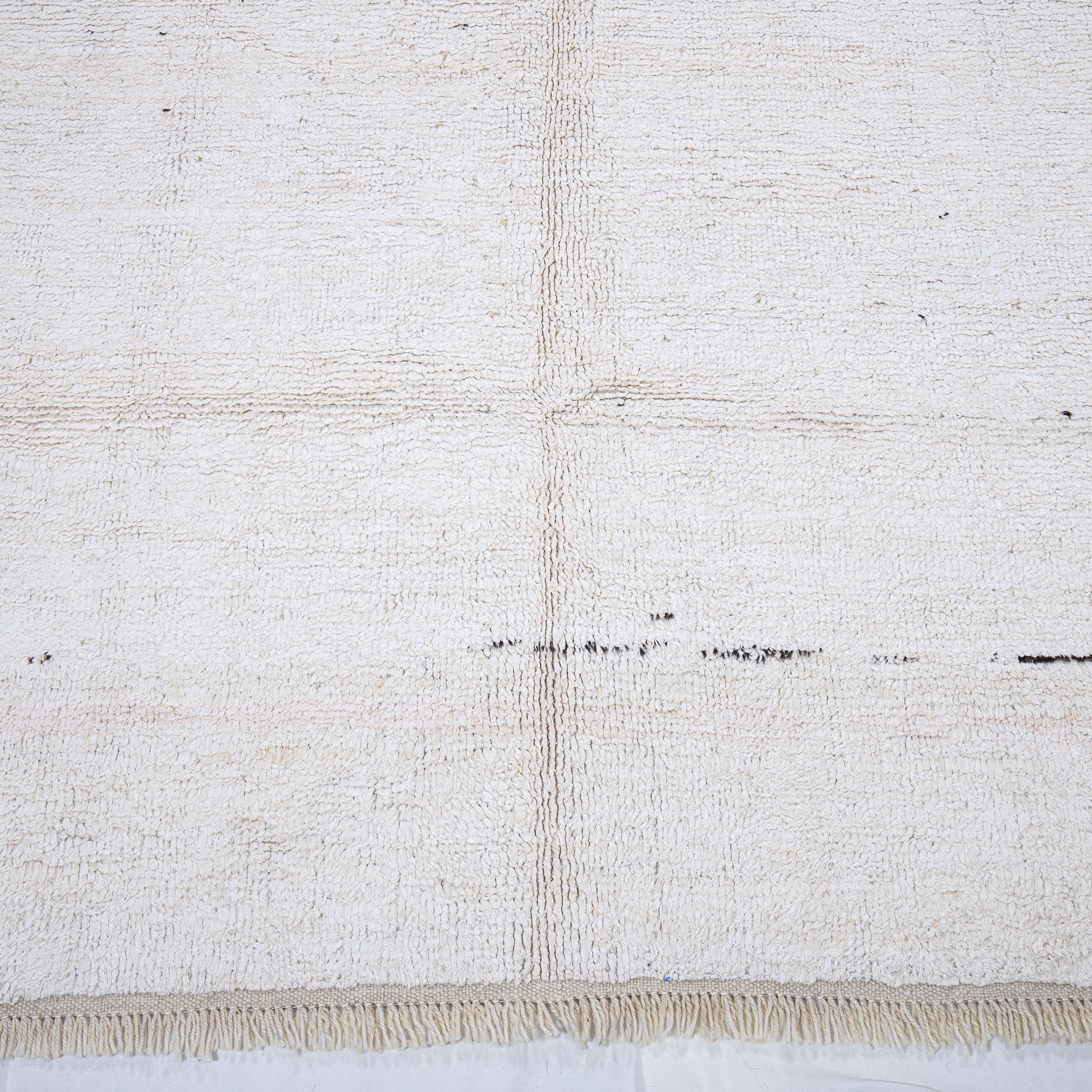 Contemporary TURKISH RUG up cycled from vintage HEMP and goat hair flat weaves