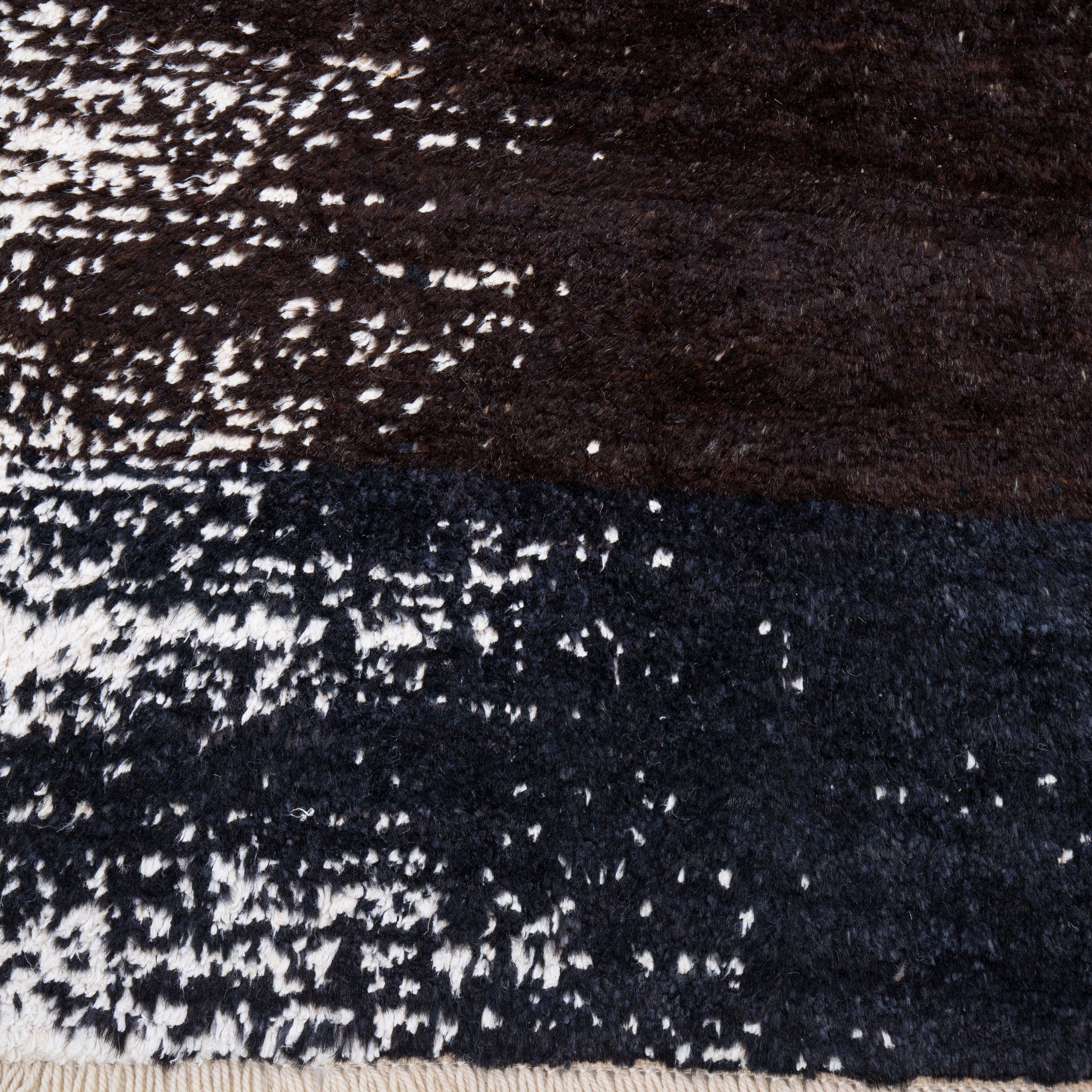 Contemporary TURKISH RUG up cycled from vintage HEMP and goat hair flat weaves.