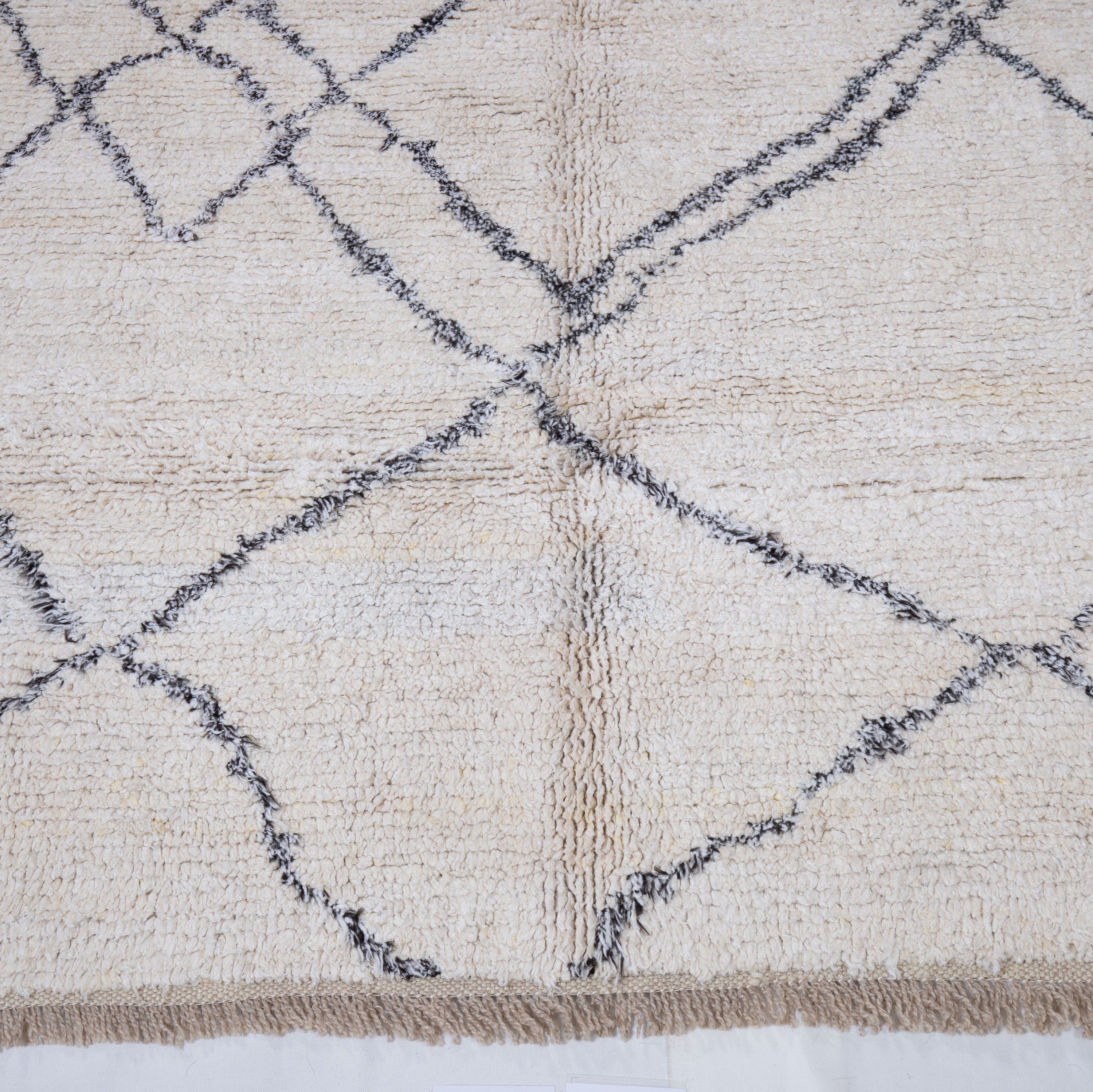 Contemporary TURKISH RUG up cycled from vintage HEMP and goat hair flat weaves