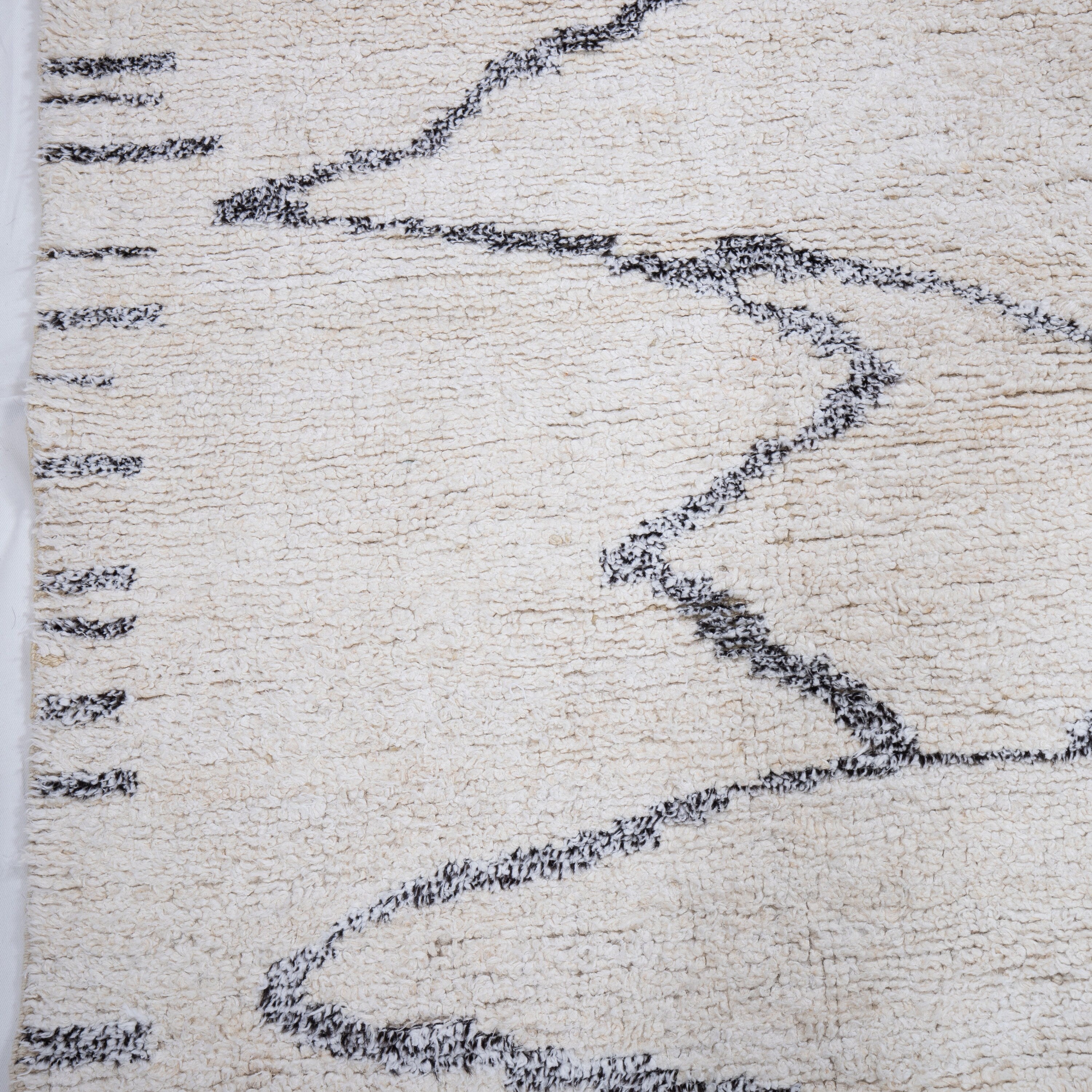 Contemporary TURKISH RUG up cycled from vintage HEMP and goat hair flat weaves