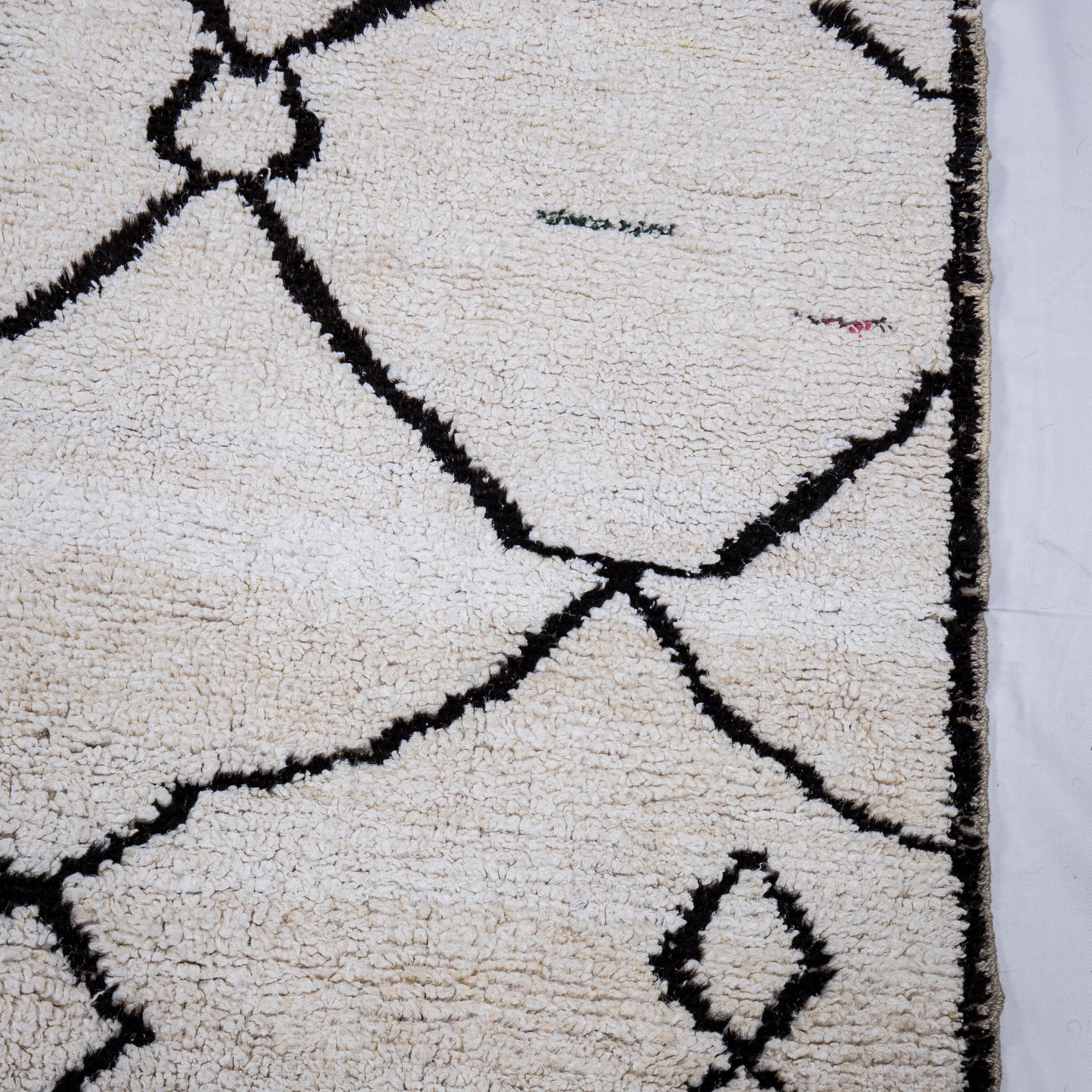 Contemporary TURKISH RUG up cycled from vintage HEMP and goat hair flat weaves