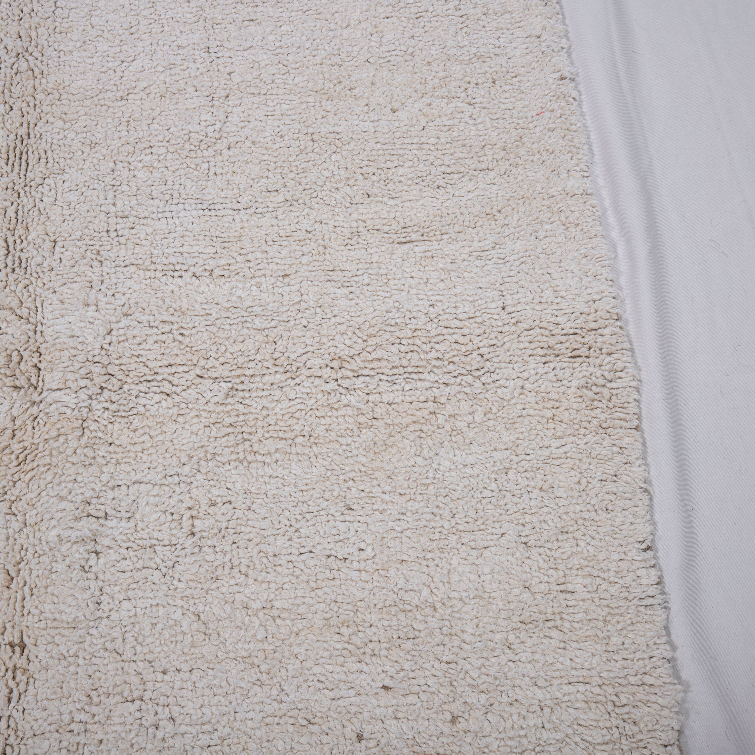 Contemporary TURKISH RUG up cycled from vintage HEMP and goat hair flat weaves