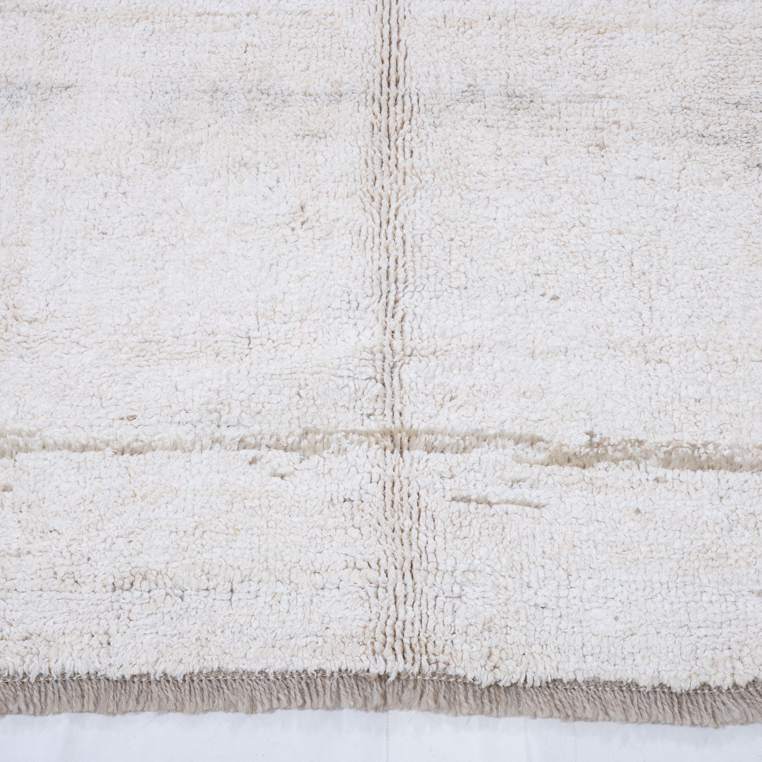 Contemporary TURKISH RUG up cycled from vintage HEMP and goat hair flat weaves