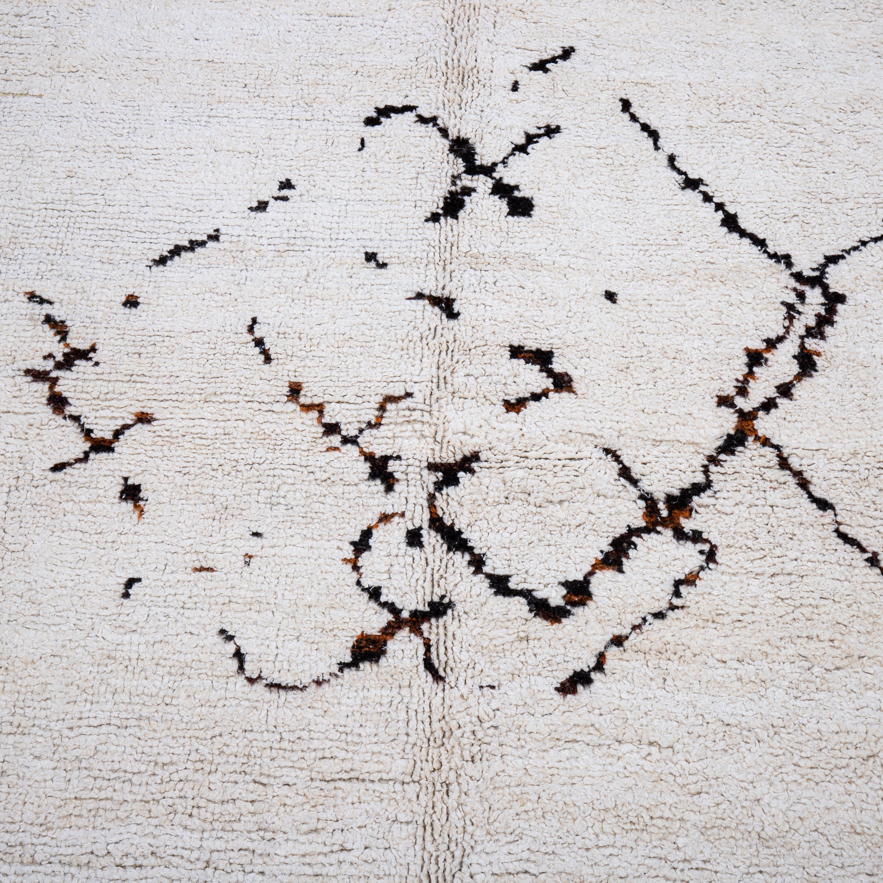 Contemporary TURKISH RUG up cycled from vintage HEMP and goat hair flat weaves.