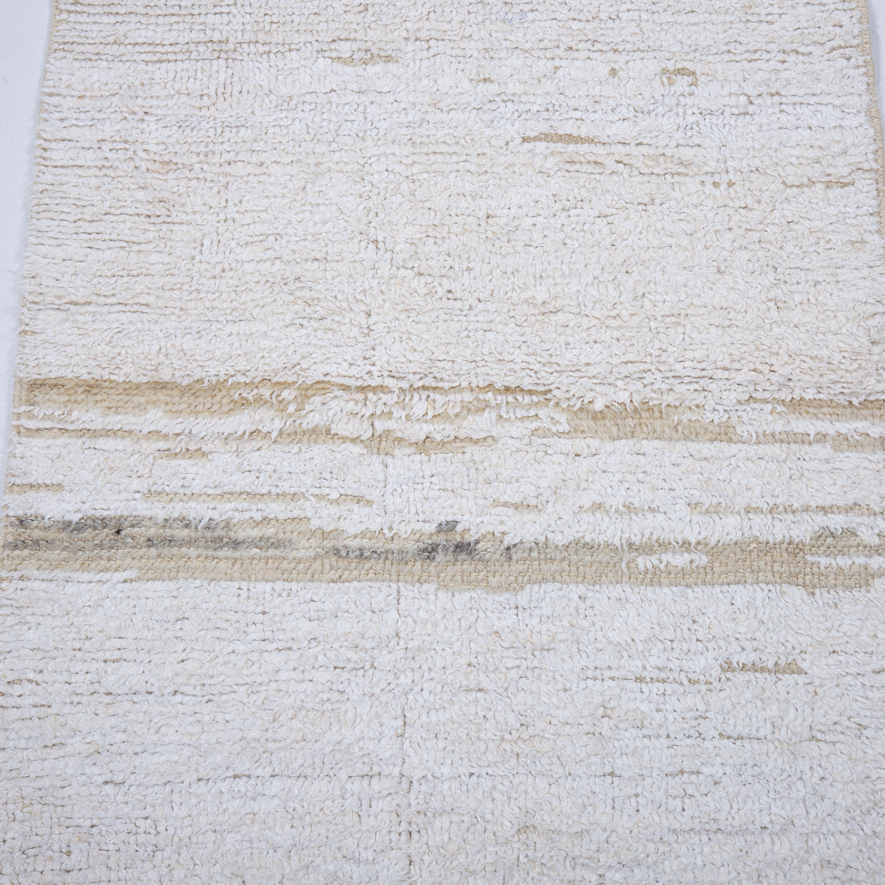 Contemporary TURKISH RUG up cycled from vintage HEMP and goat hair flat weaves.