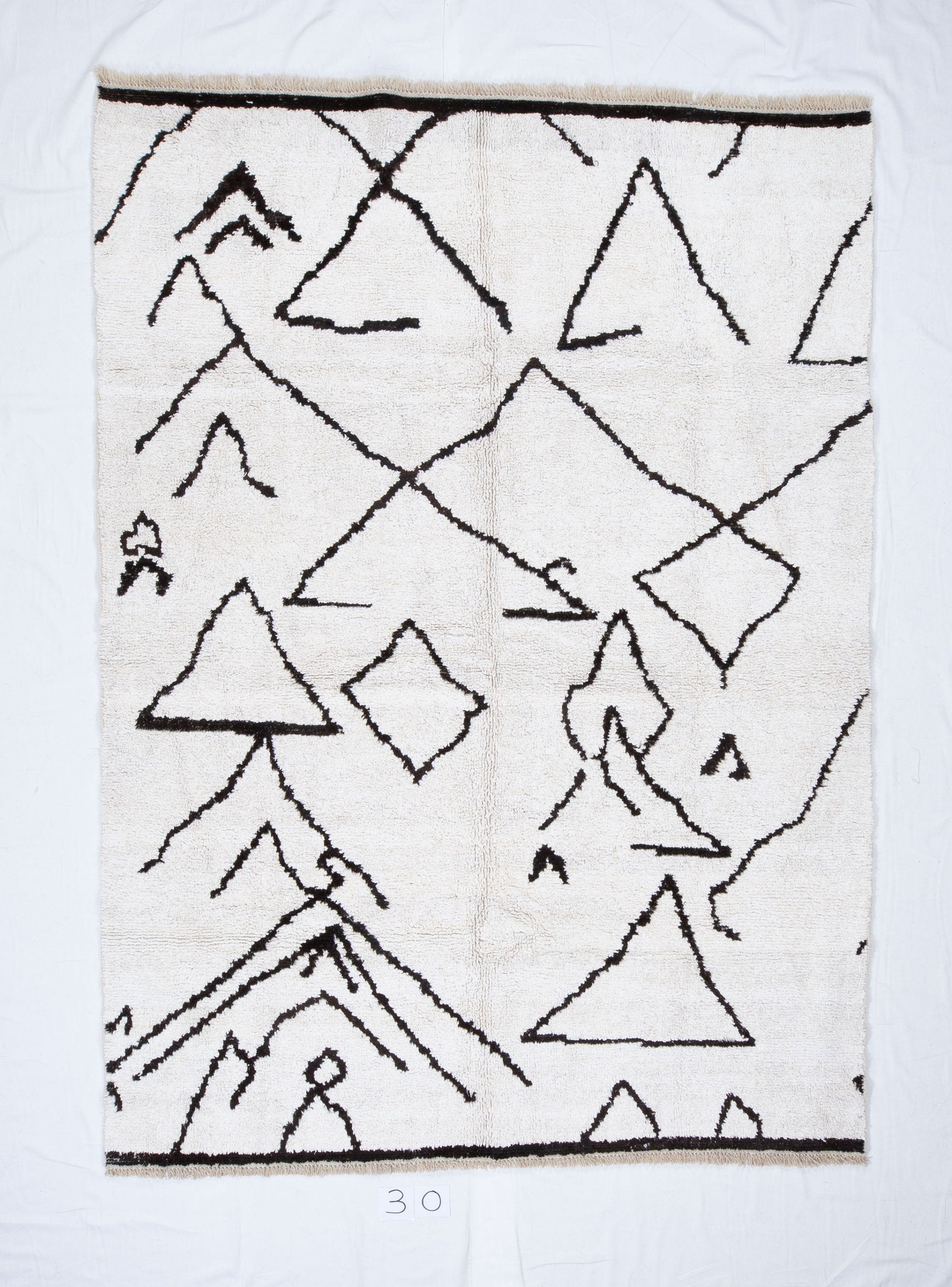 Contemporary TURKISH RUG up cycled from vintage HEMP and goat hair flat weaves