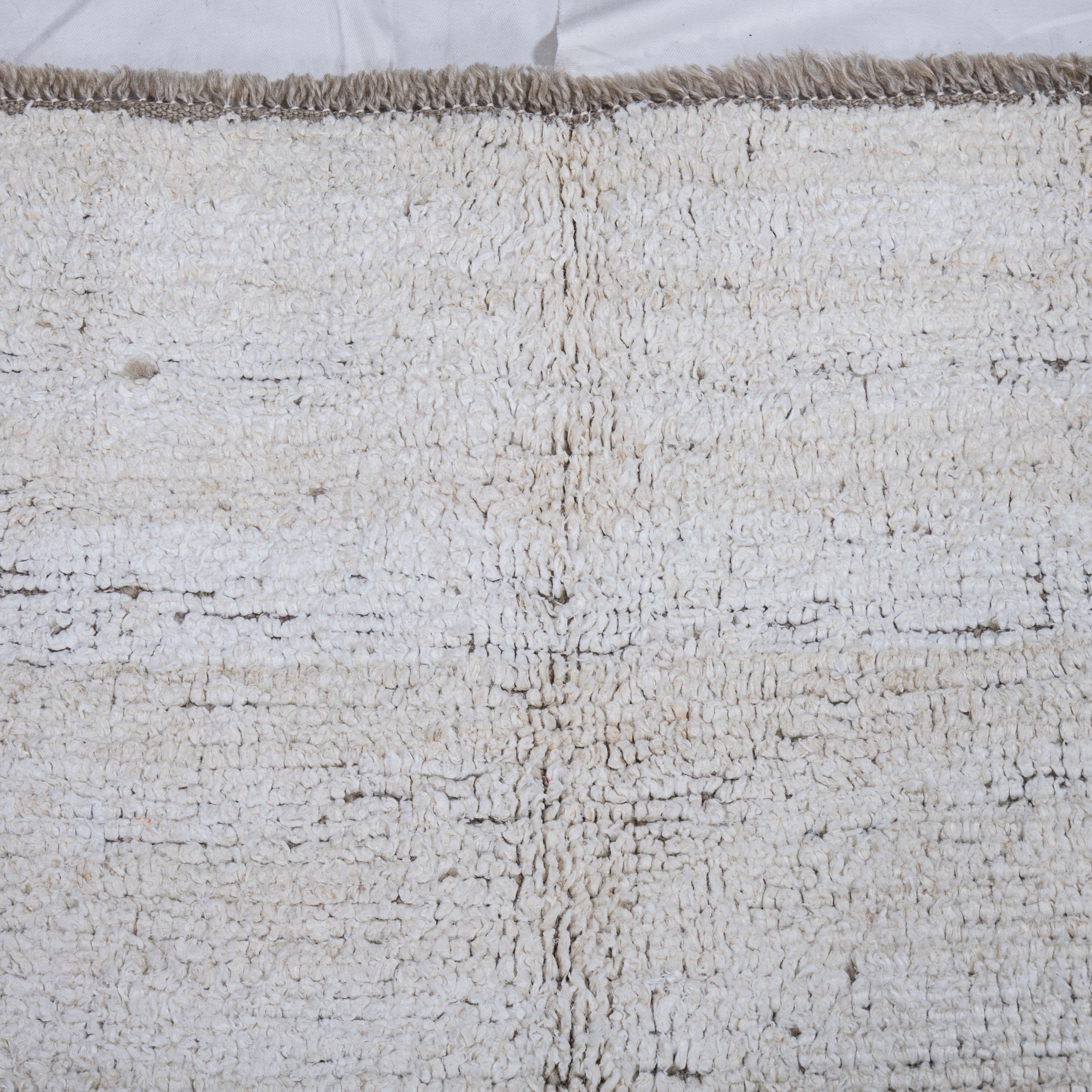 Contemporary TURKISH RUG up cycled from vintage HEMP and goat hair flat weaves