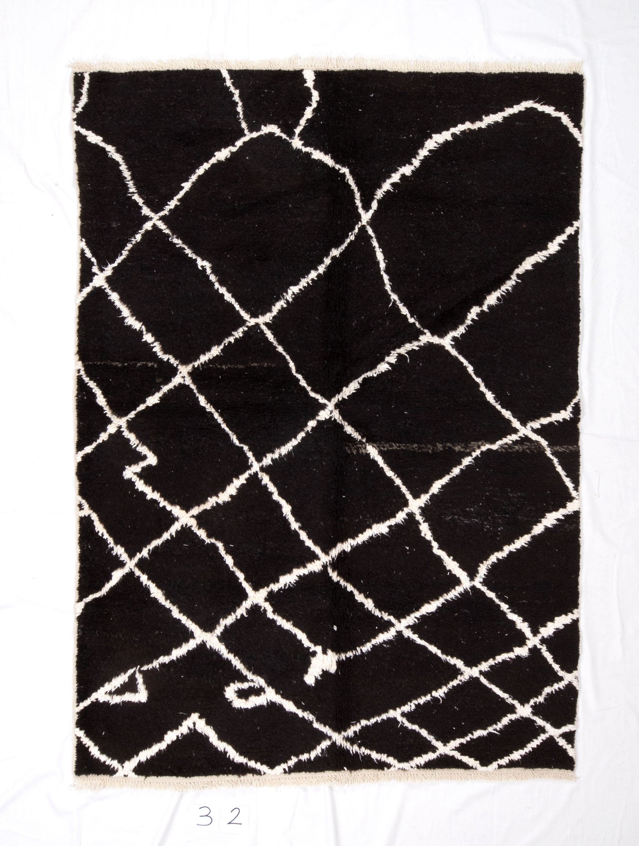 Contemporary TURKISH RUG up cycled from vintage HEMP and goat hair flat weaves