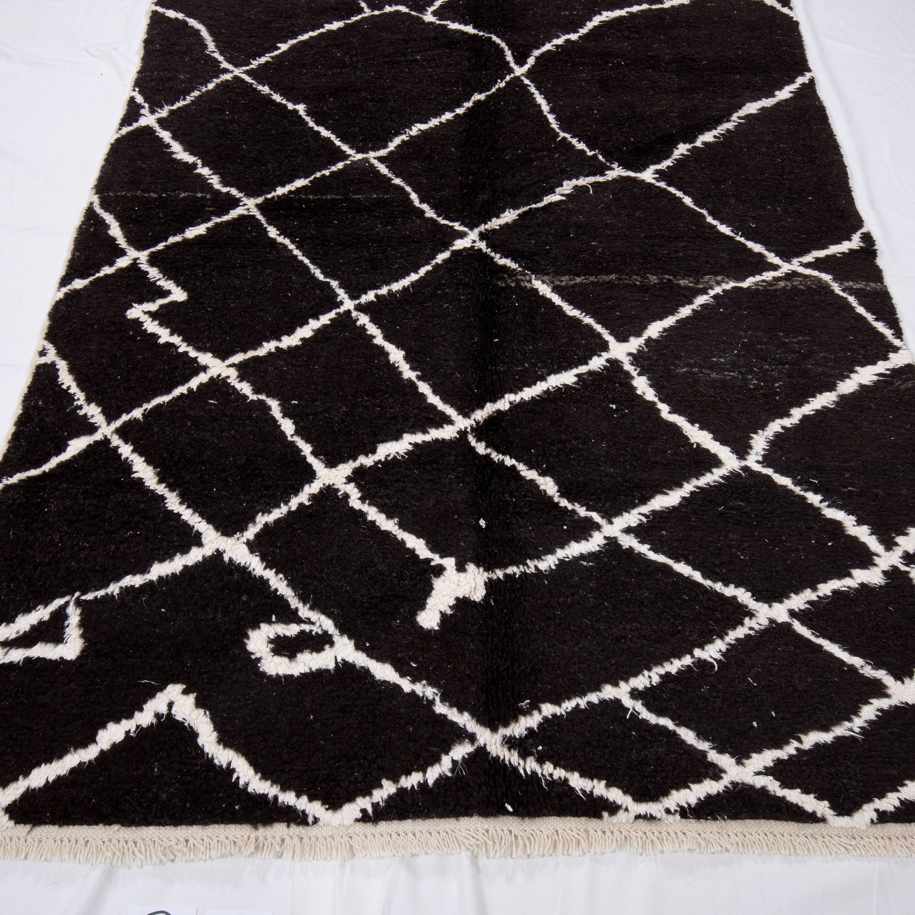 Contemporary TURKISH RUG up cycled from vintage HEMP and goat hair flat weaves