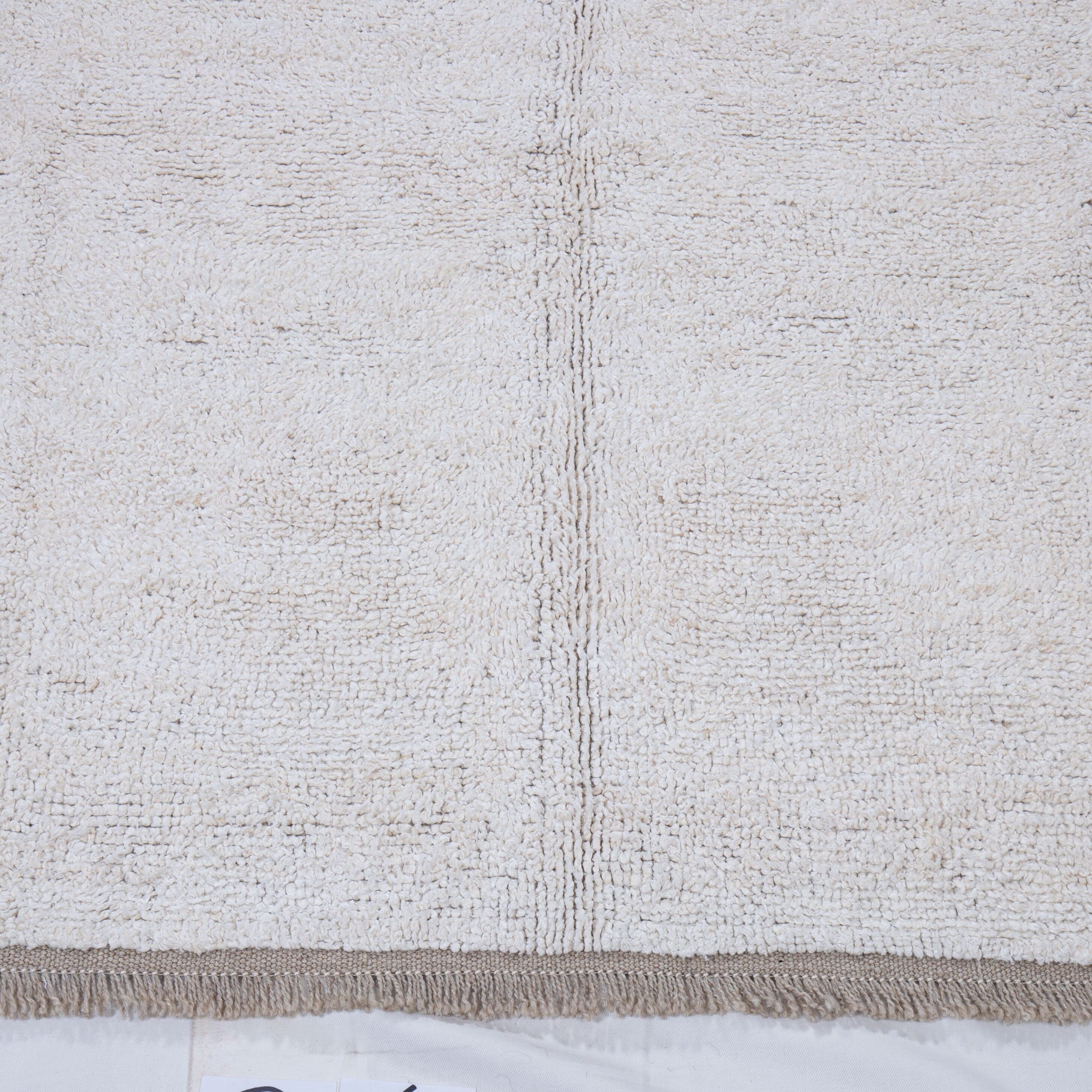 Contemporary TURKISH RUG up cycled from vintage HEMP and goat hair flat weaves.