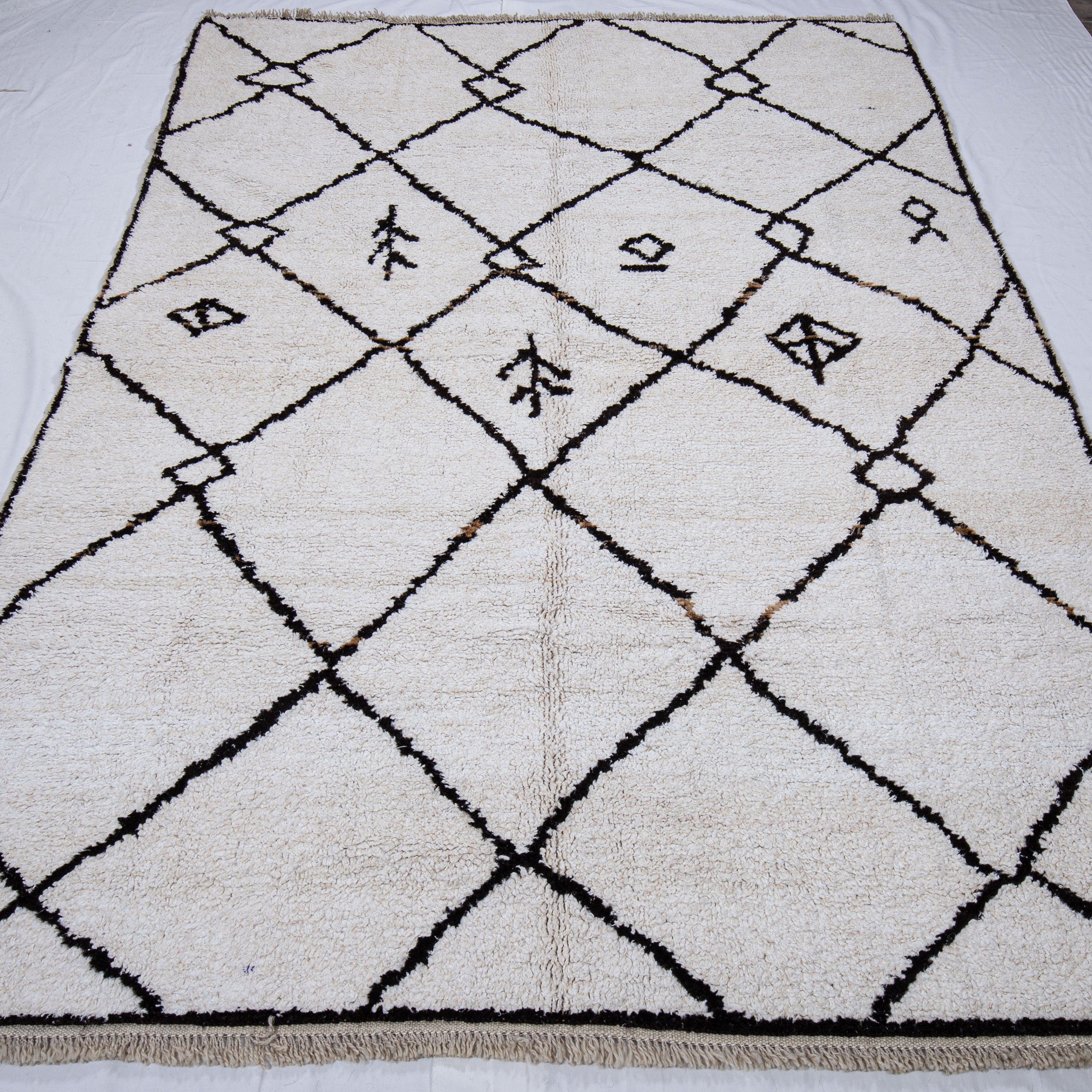 Contemporary TURKISH RUG up cycled from vintage HEMP and goat hair flat weaves