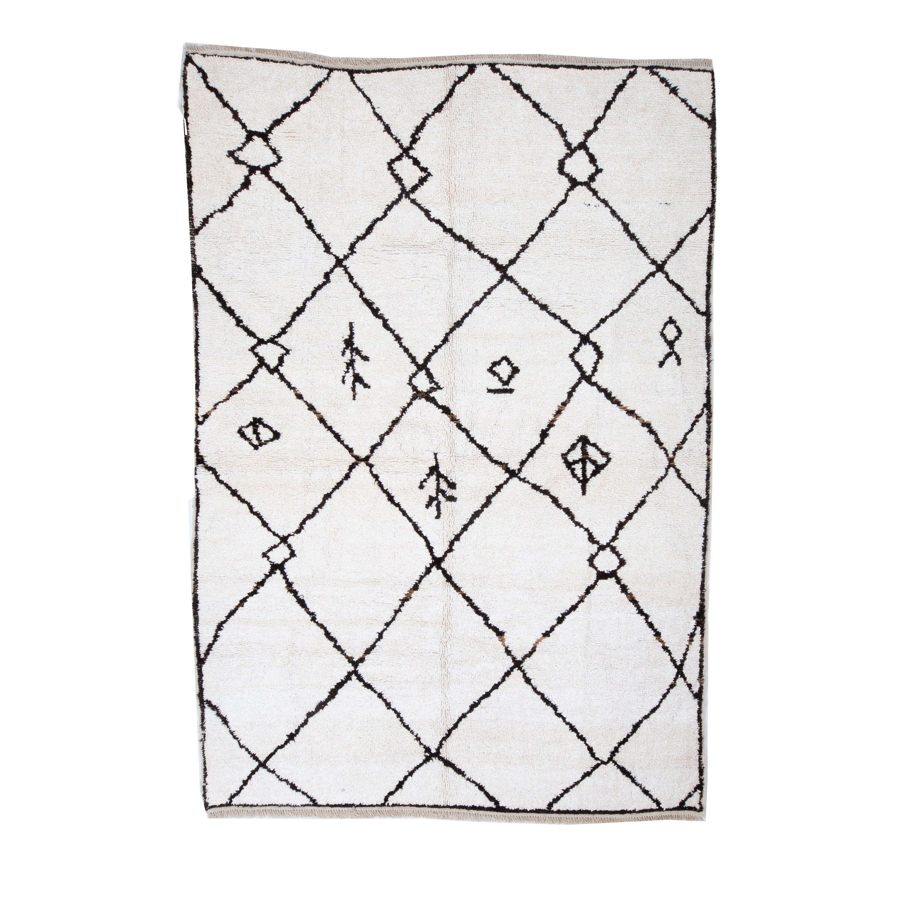 Contemporary TURKISH RUG up cycled from vintage HEMP and goat hair flat weaves