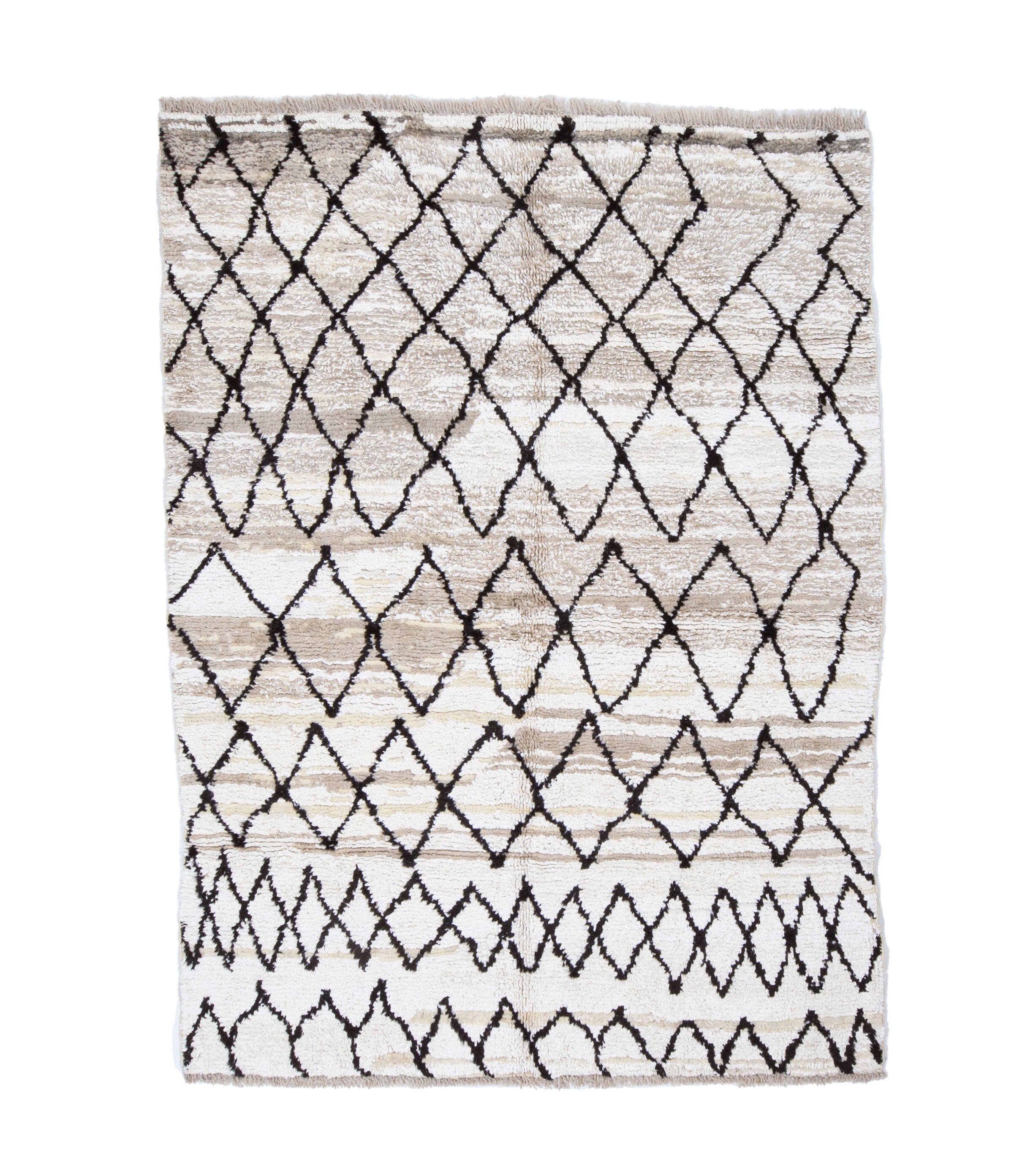 Contemporary TURKISH RUG up cycled from vintage HEMP and goat hair flat weaves