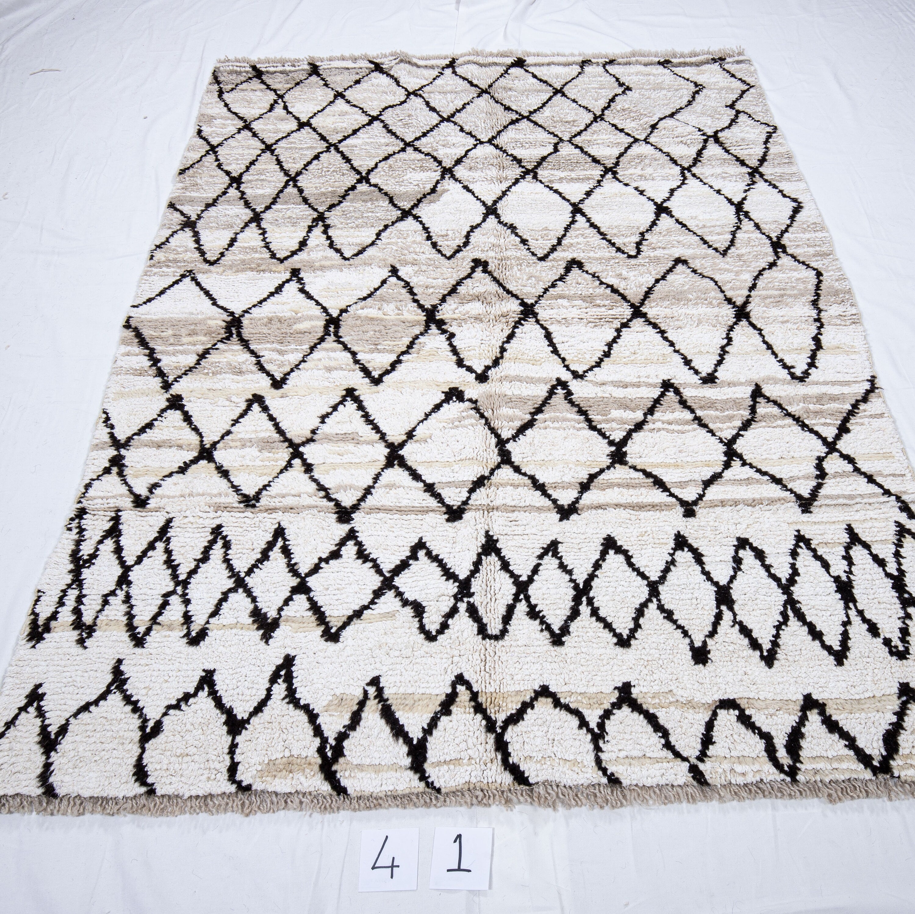 Contemporary TURKISH RUG up cycled from vintage HEMP and goat hair flat weaves