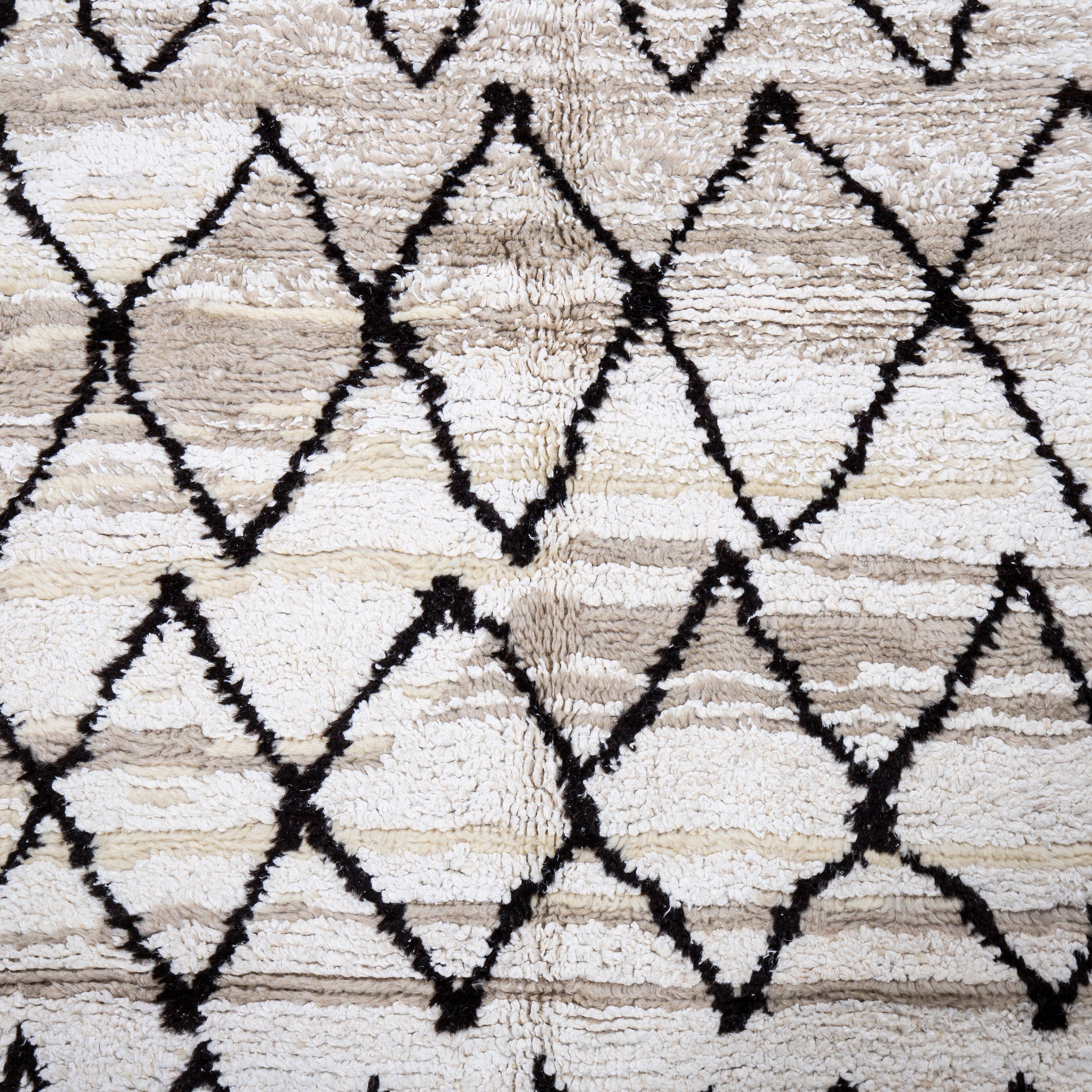 Contemporary TURKISH RUG up cycled from vintage HEMP and goat hair flat weaves