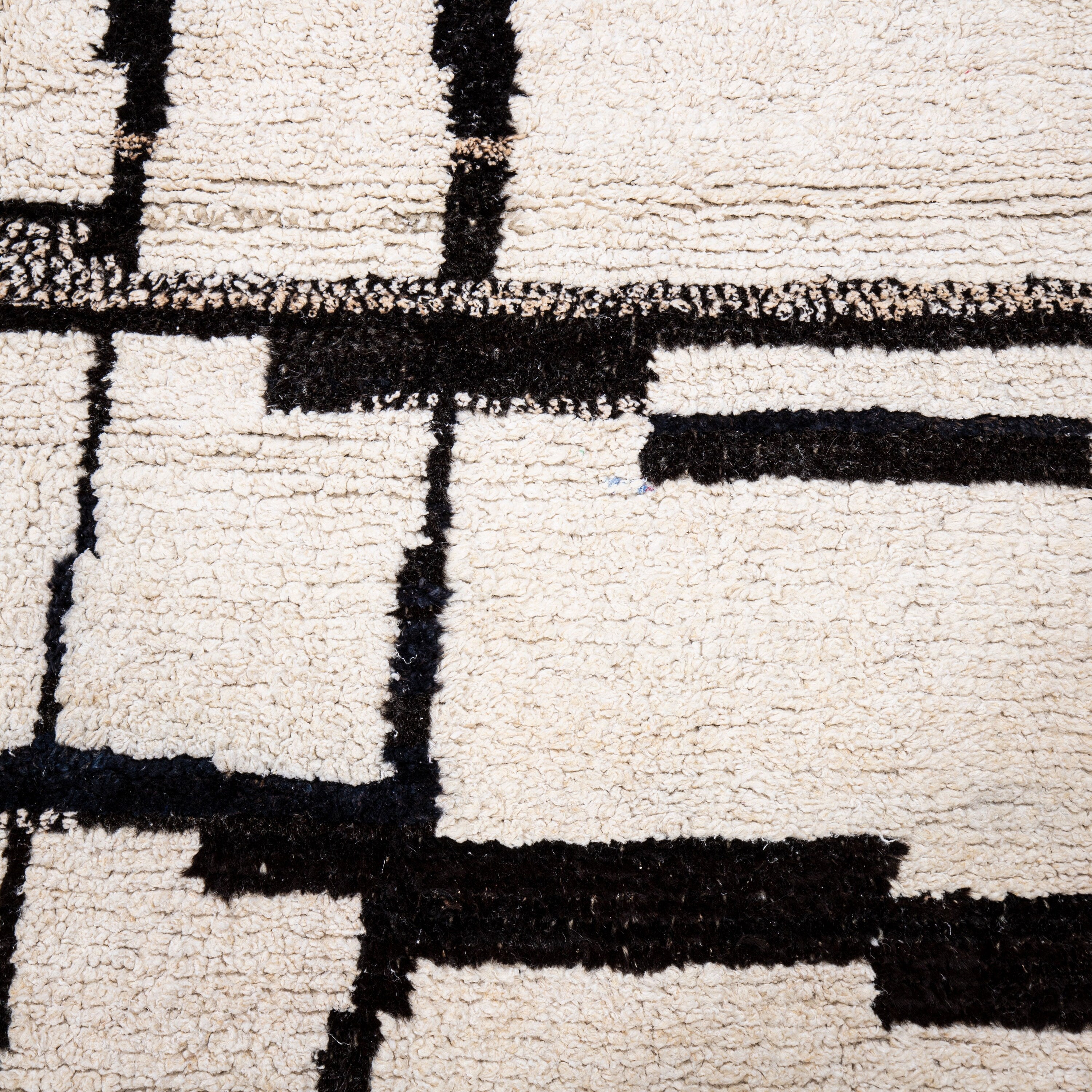 Contemporary TURKISH RUG up cycled from vintage HEMP and goat hair flat weaves