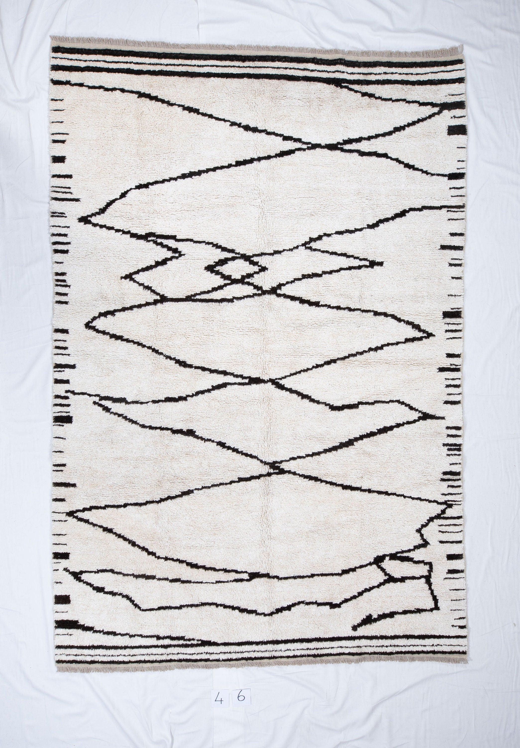 Contemporary TURKISH RUG up cycled from vintage HEMP and goat hair flat weaves