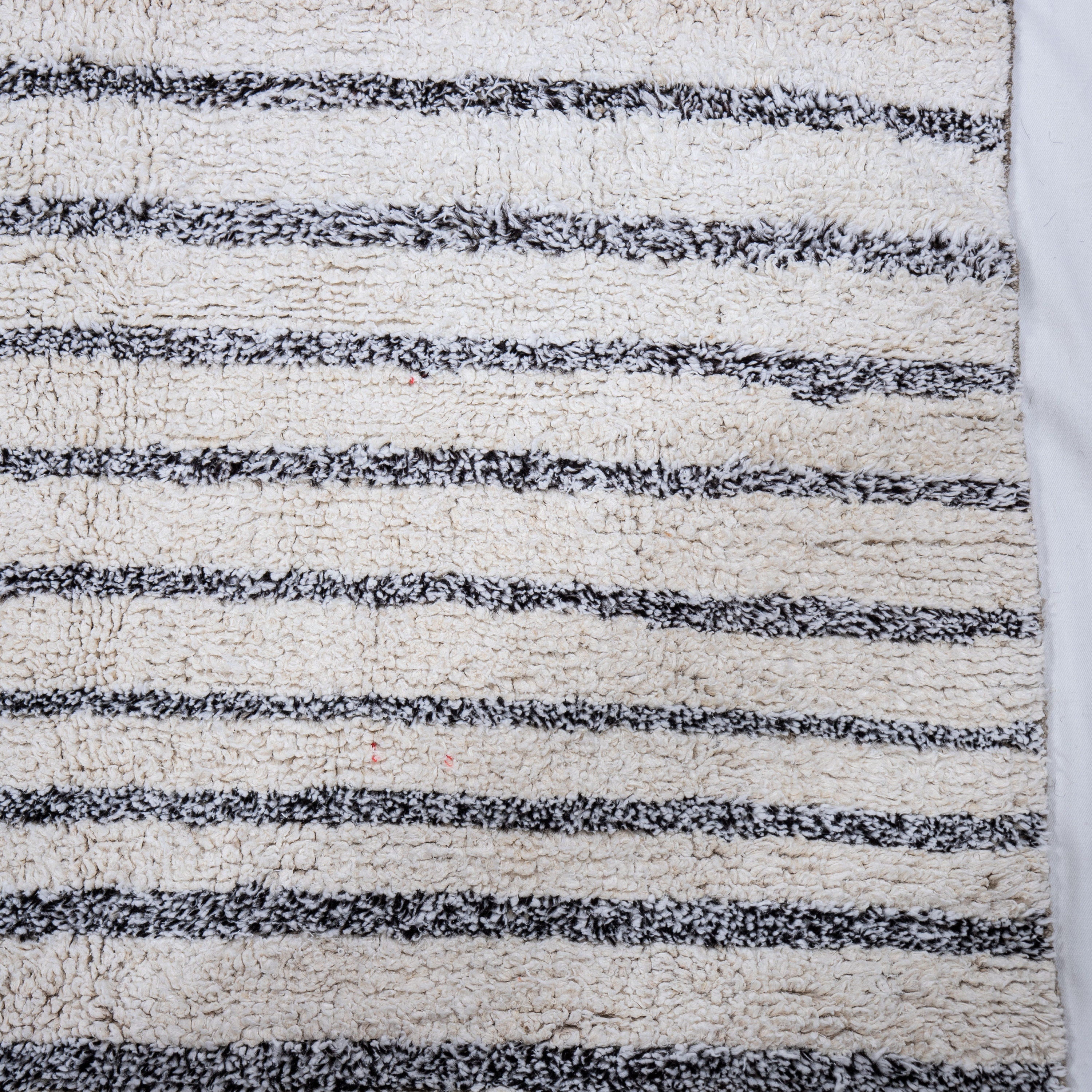 Contemporary TURKISH RUG up cycled from vintage HEMP and goat hair flat weaves
