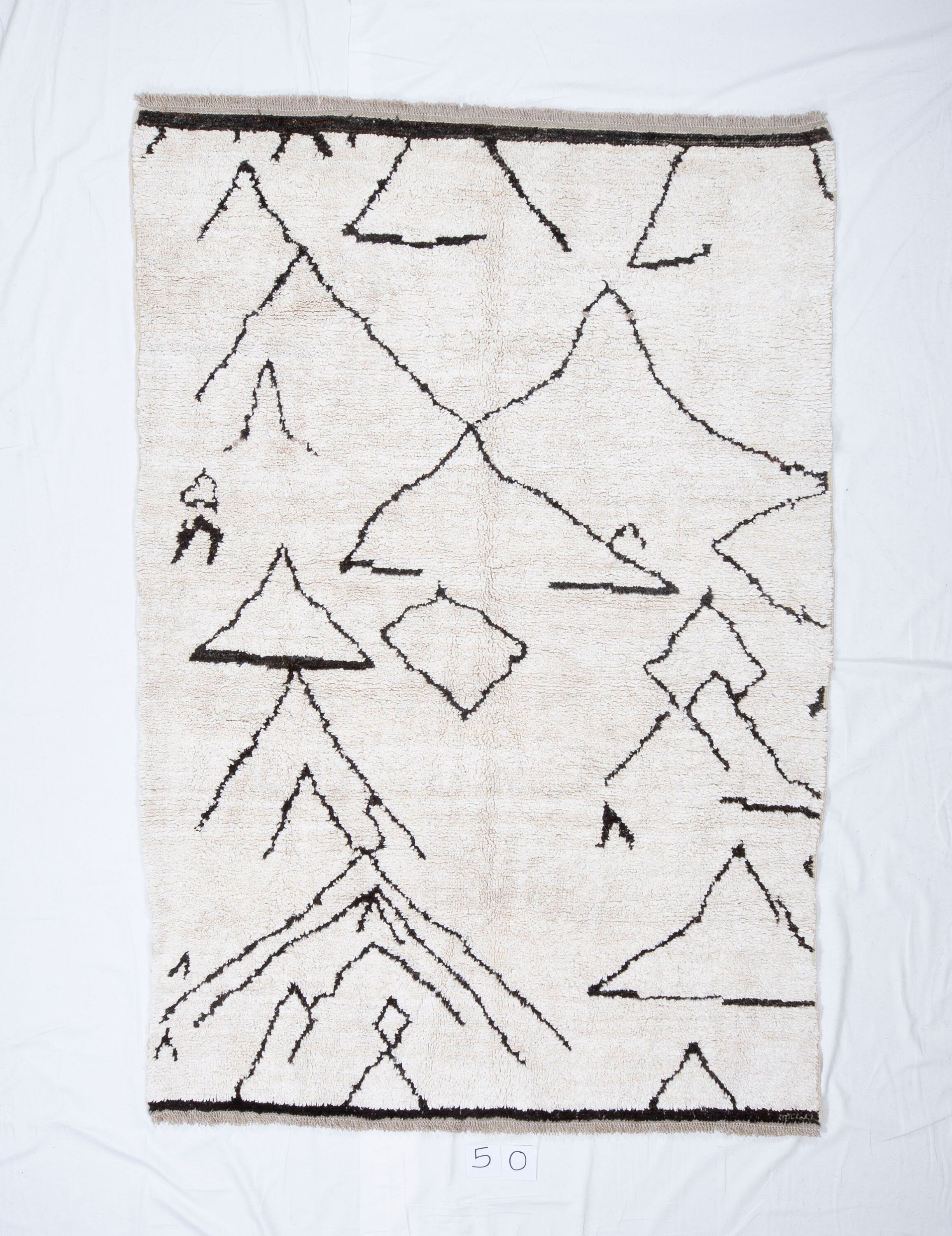 Contemporary TURKISH RUG up cycled from vintage HEMP and goat hair flat weaves