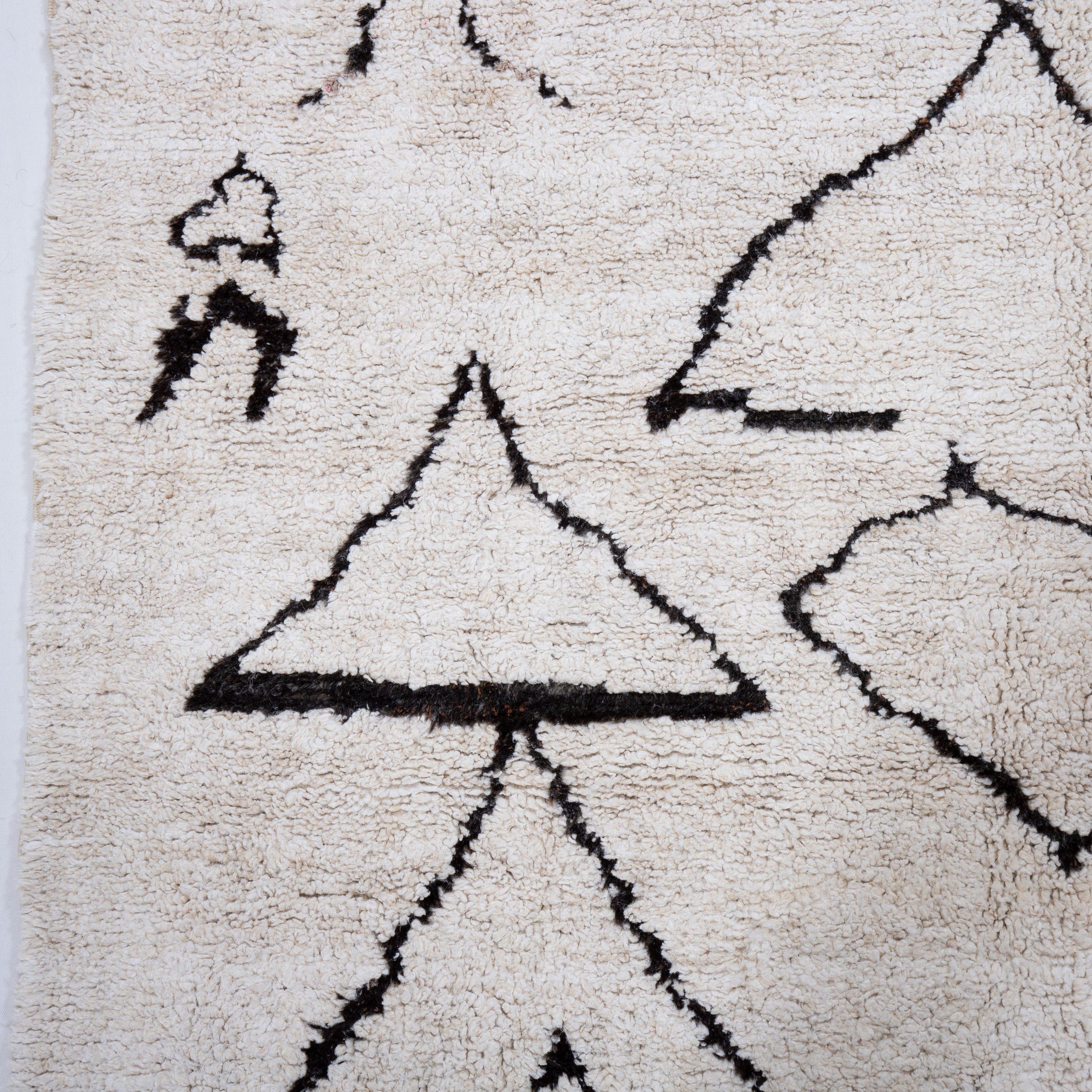 Contemporary TURKISH RUG up cycled from vintage HEMP and goat hair flat weaves