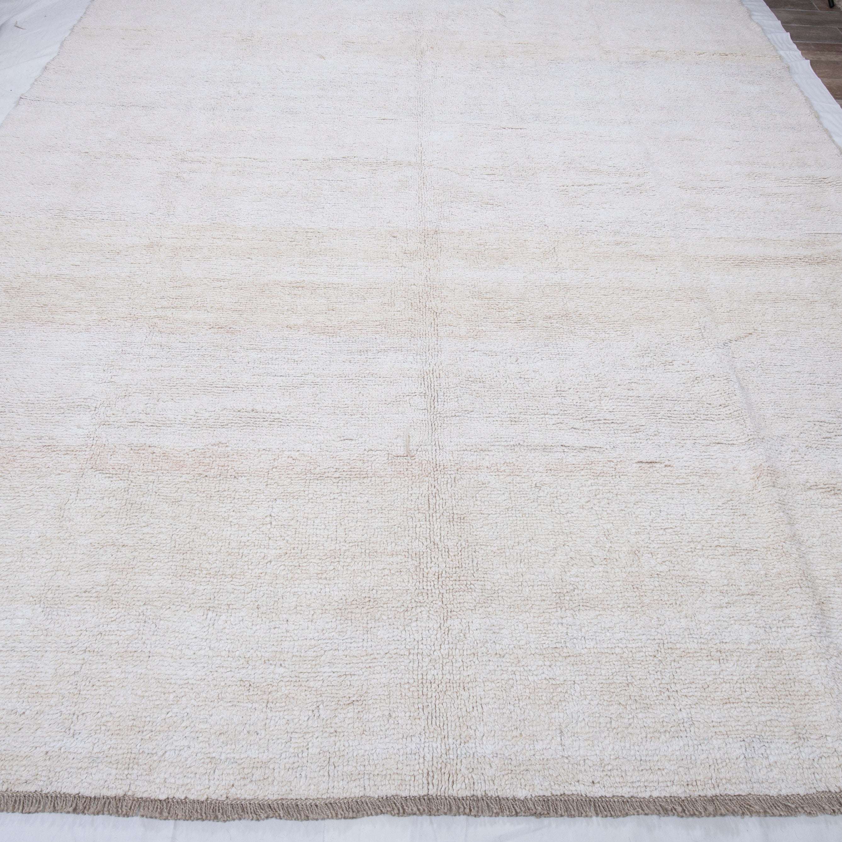 Contemporary TURKISH RUG up cycled from vintage HEMP and goat hair flat weaves