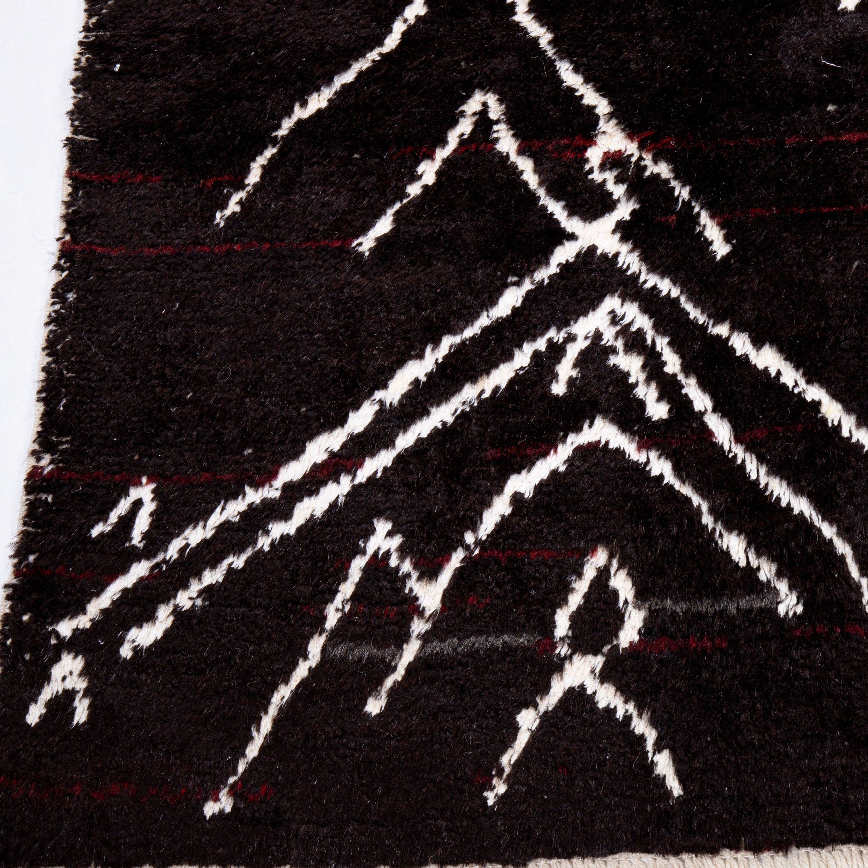 Contemporary TURKISH RUG up cycled from vintage HEMP and goat hair flat weaves