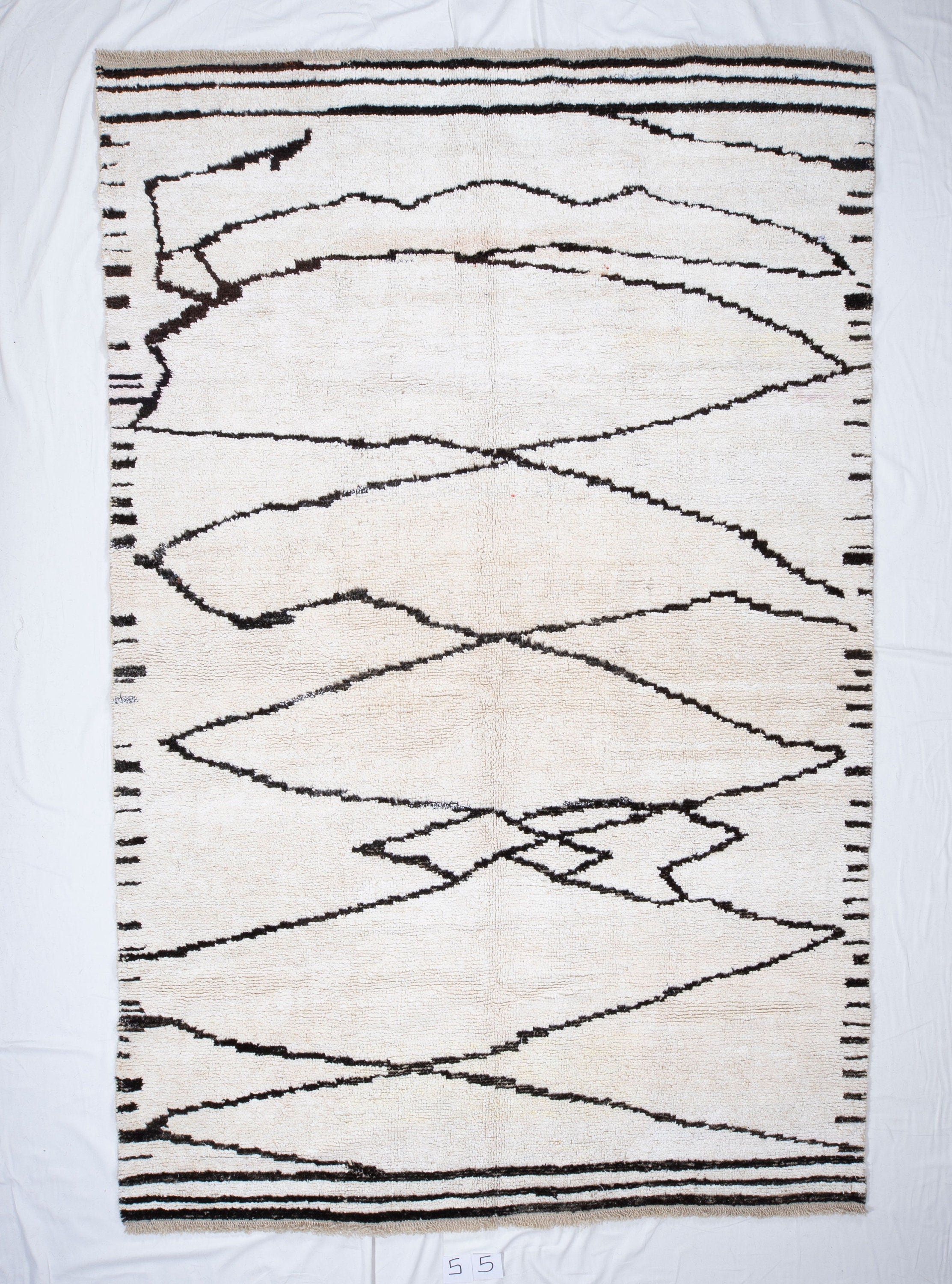 Contemporary TURKISH RUG up cycled from vintage HEMP and goat hair flat weaves