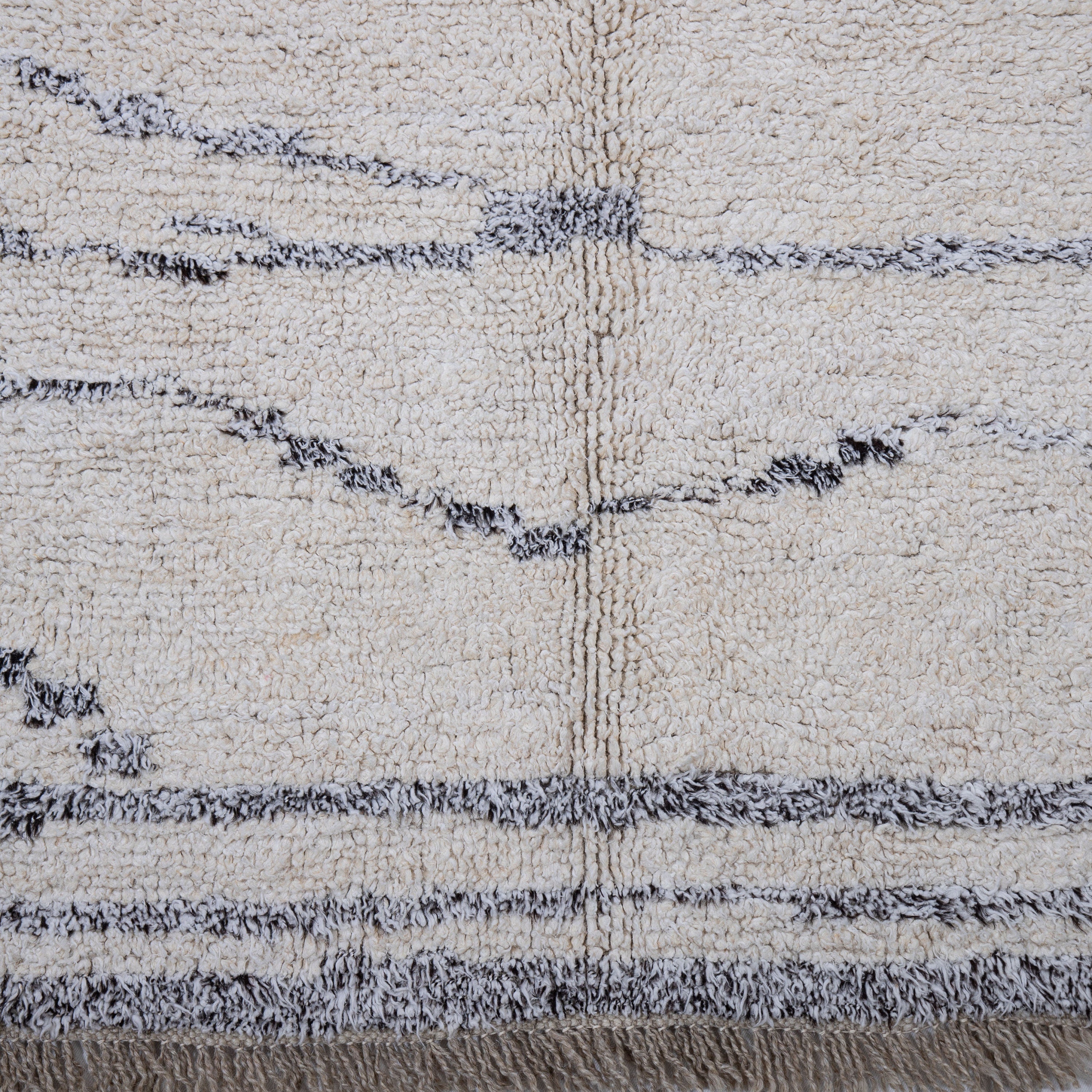 Contemporary TURKISH RUG up cycled from vintage HEMP and goat hair flat weaves