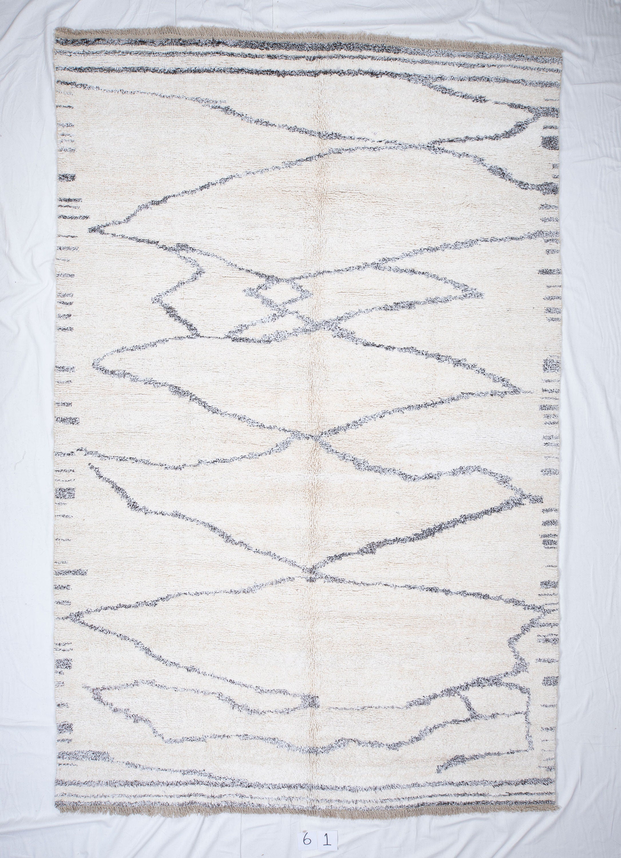 Contemporary TURKISH RUG up cycled from vintage HEMP and goat hair flat weaves