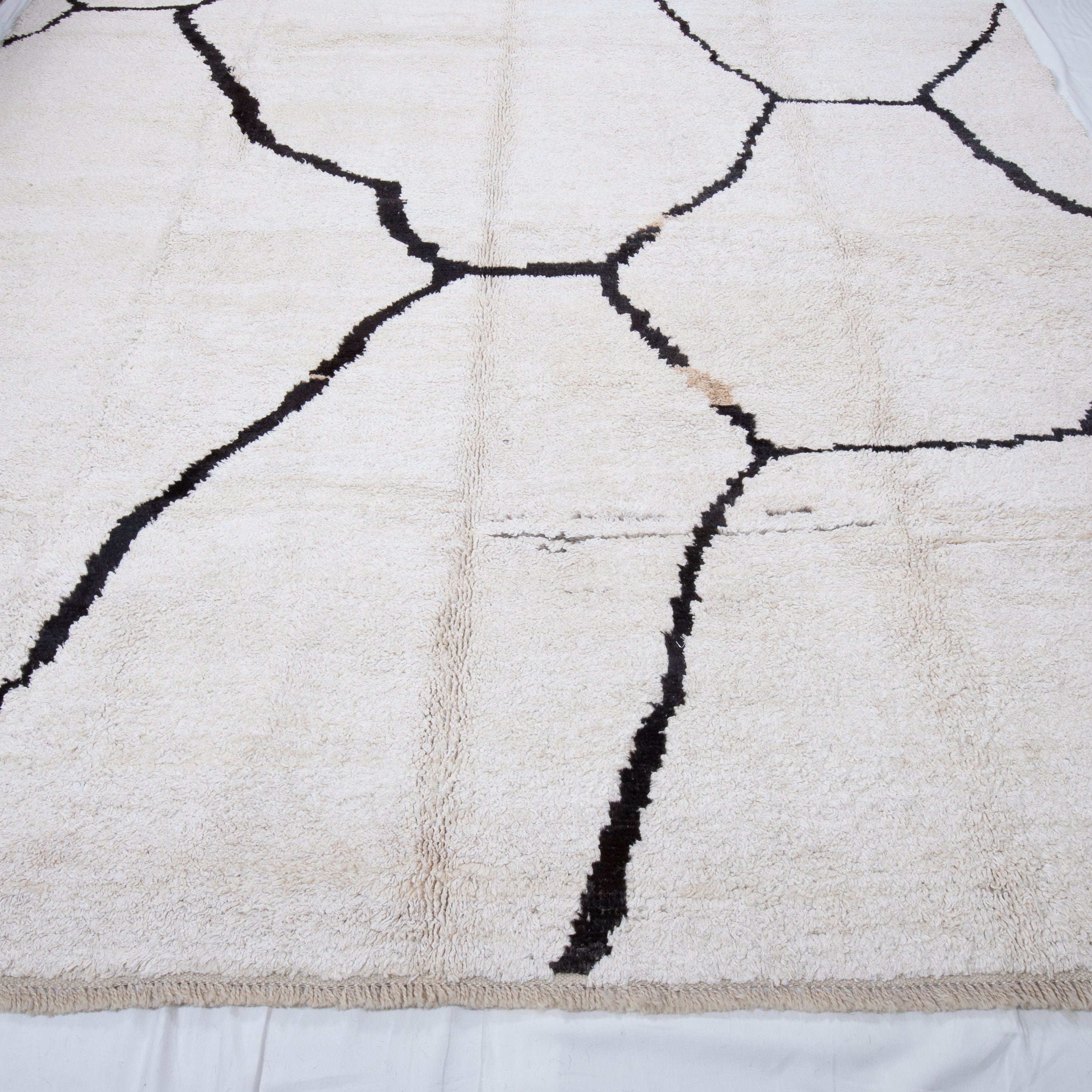 Contemporary TURKISH RUG up cycled from vintage HEMP and goat hair flat weaves.