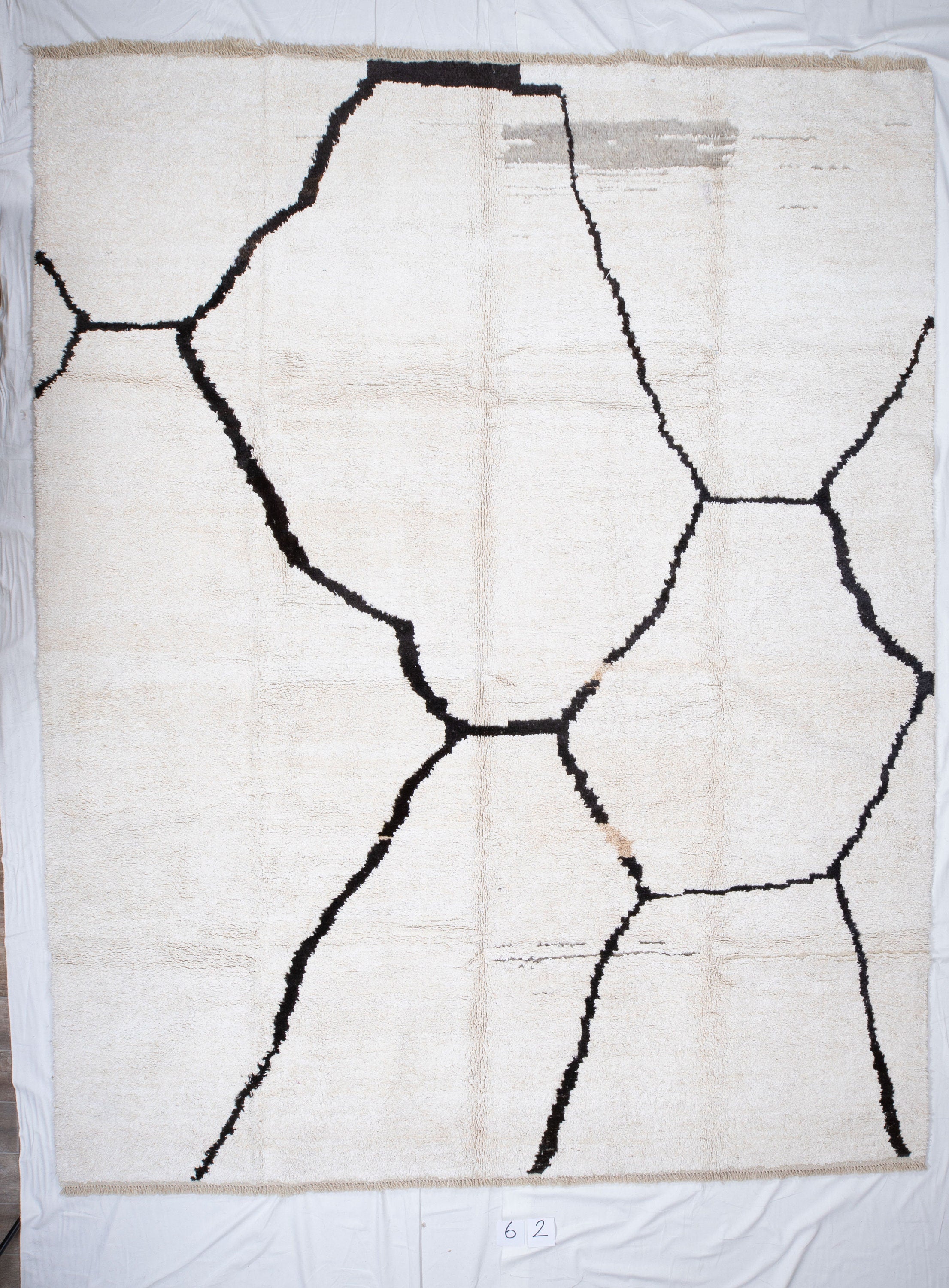 Contemporary TURKISH RUG up cycled from vintage HEMP and goat hair flat weaves.