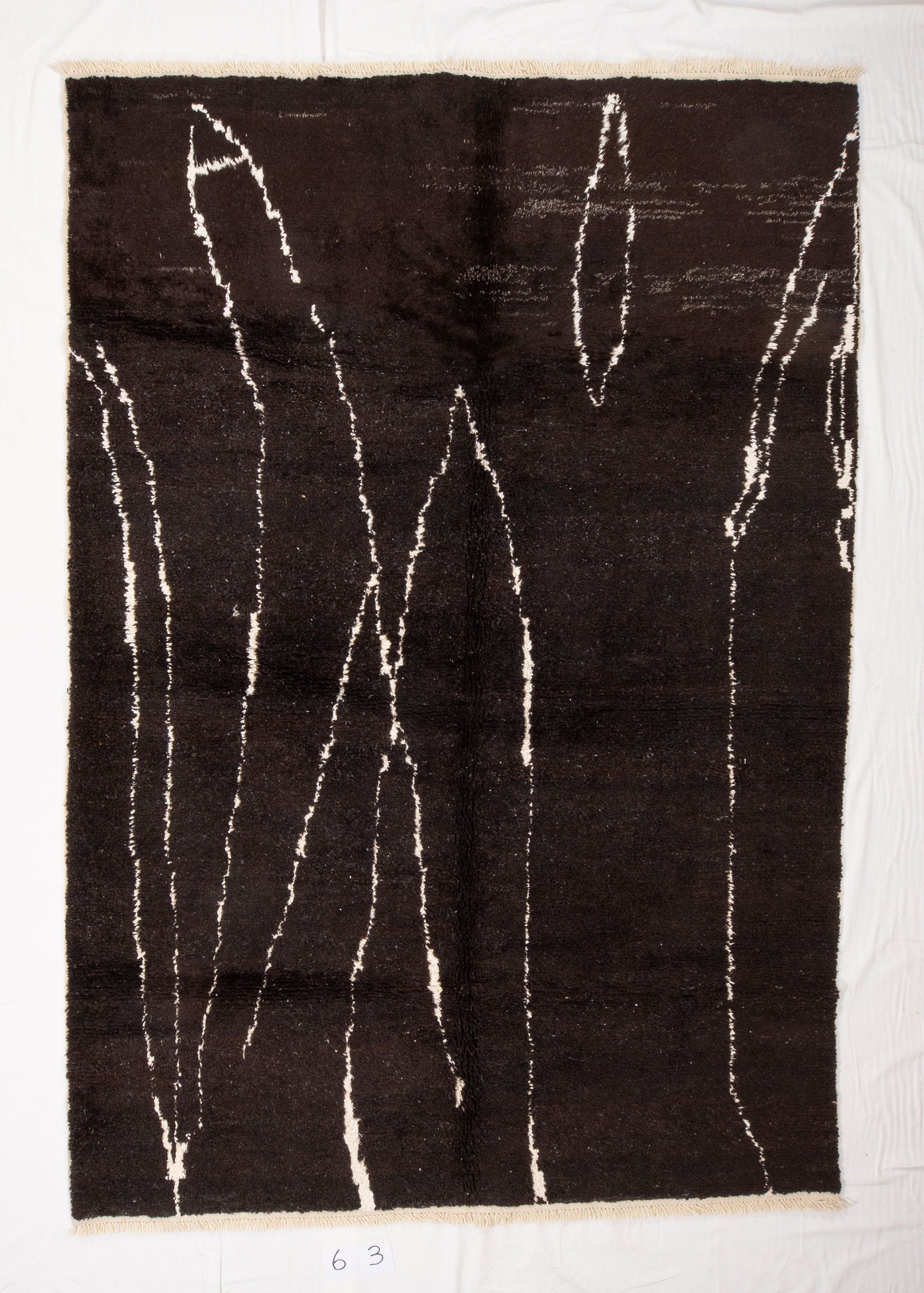 Contemporary TURKISH RUG up cycled from vintage HEMP and goat hair flat weaves.