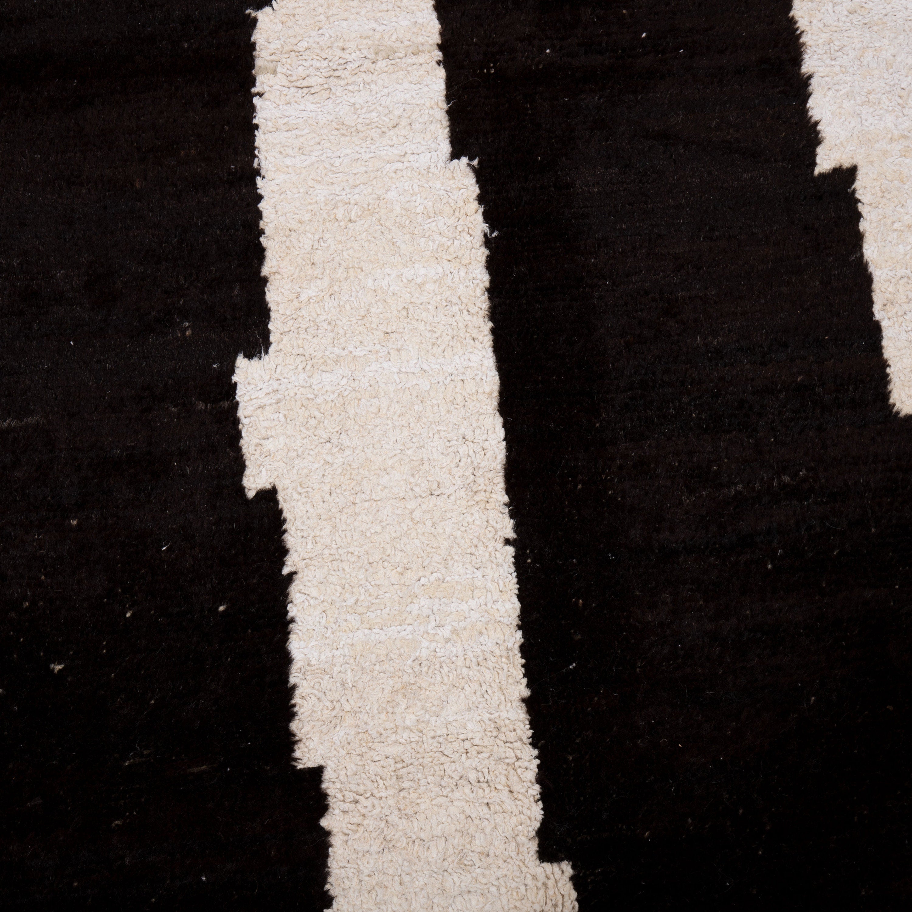 Contemporary TURKISH RUG up cycled from vintage HEMP and goat hair flat weaves