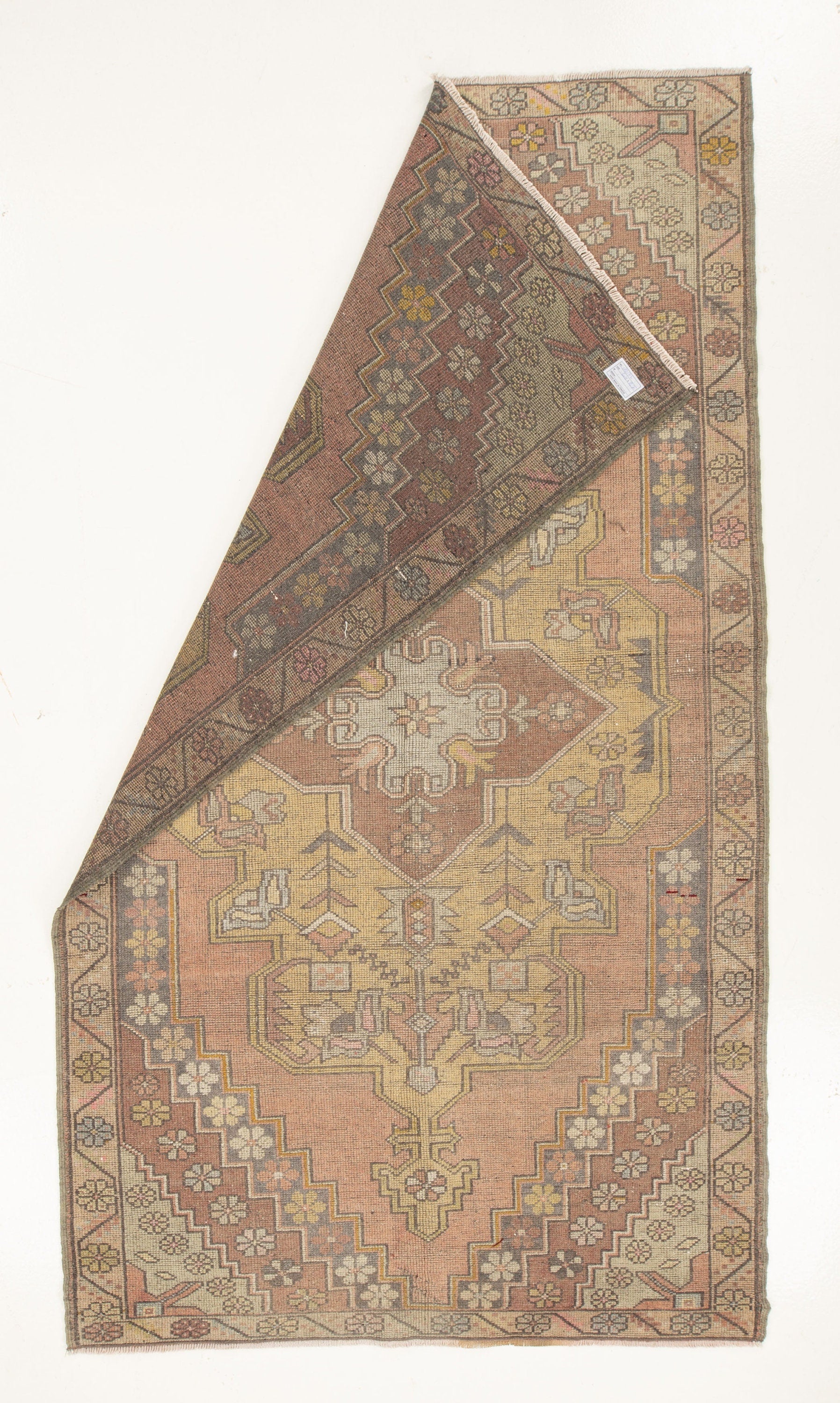 Vintage Turkish Village Rug