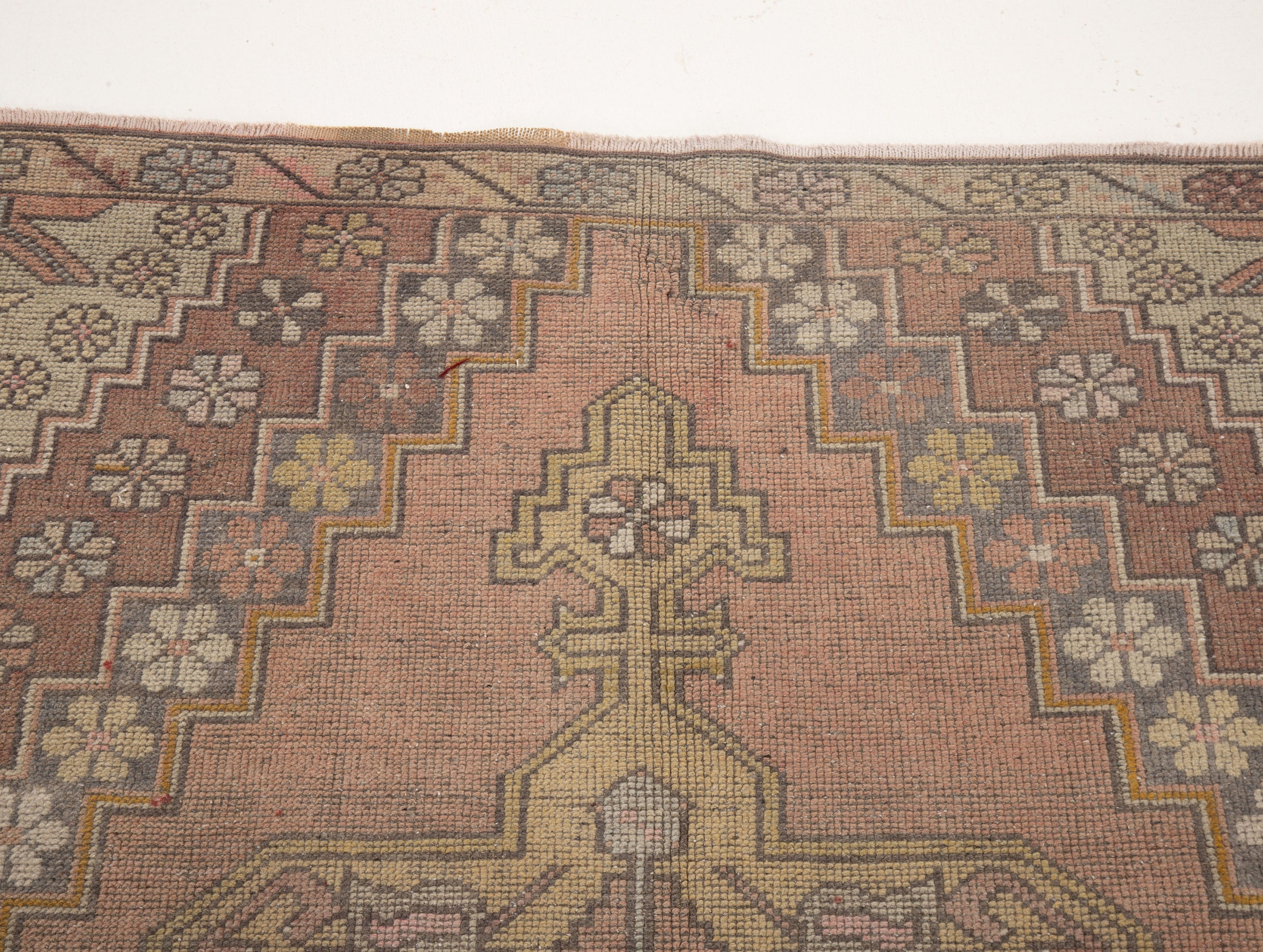 Vintage Turkish Village Rug