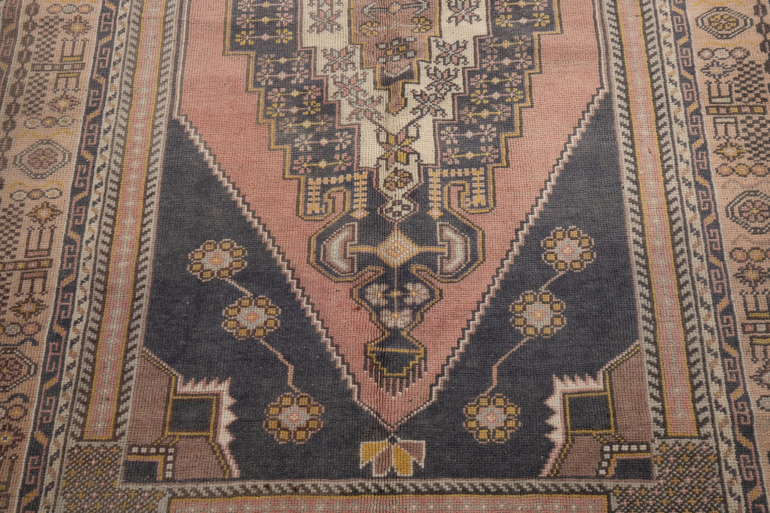 Vintage Turkish Village Rug