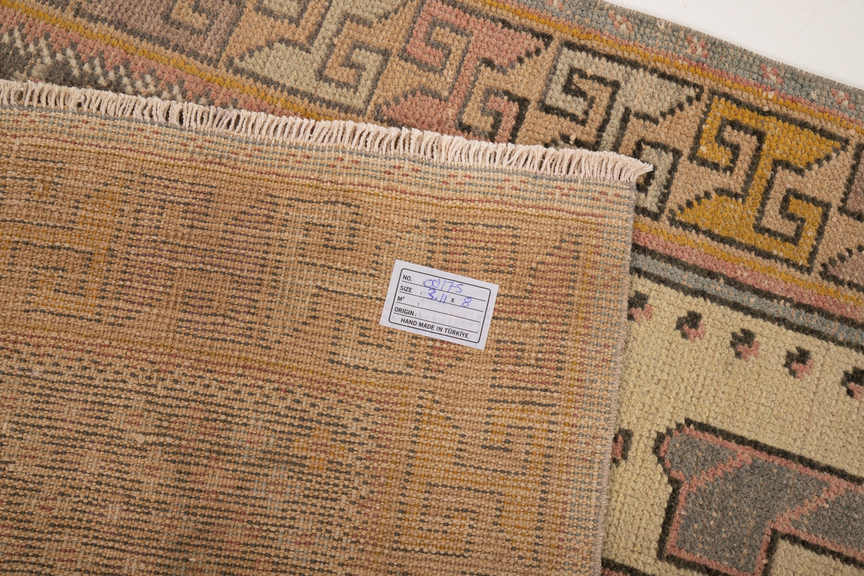 Vintage Turkish Village Rug