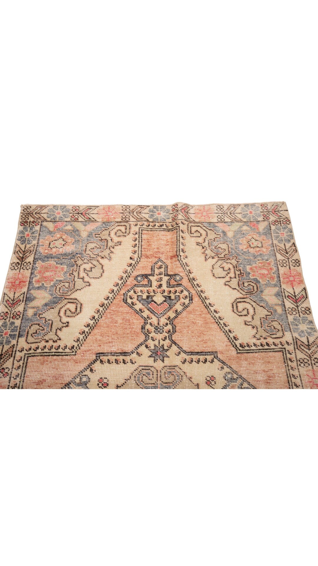Vintage Turkish Village Rug