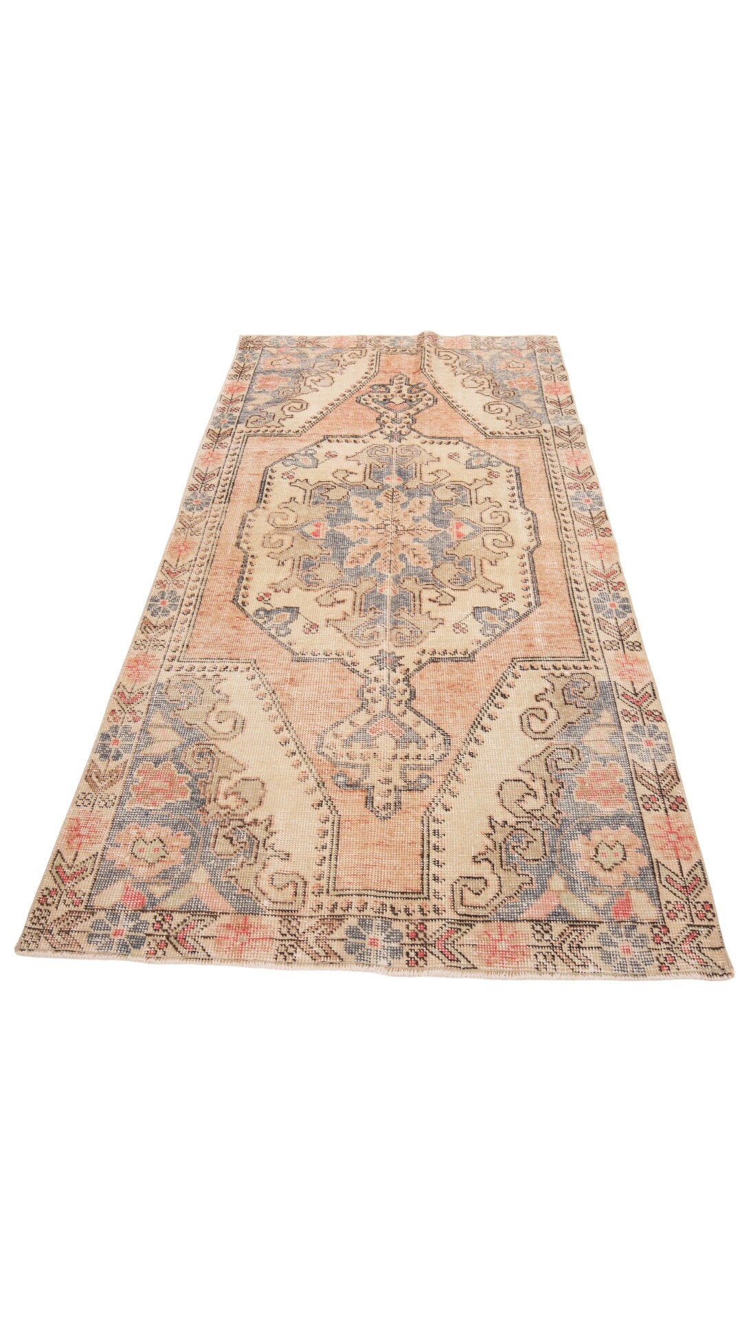 Vintage Turkish Village Rug
