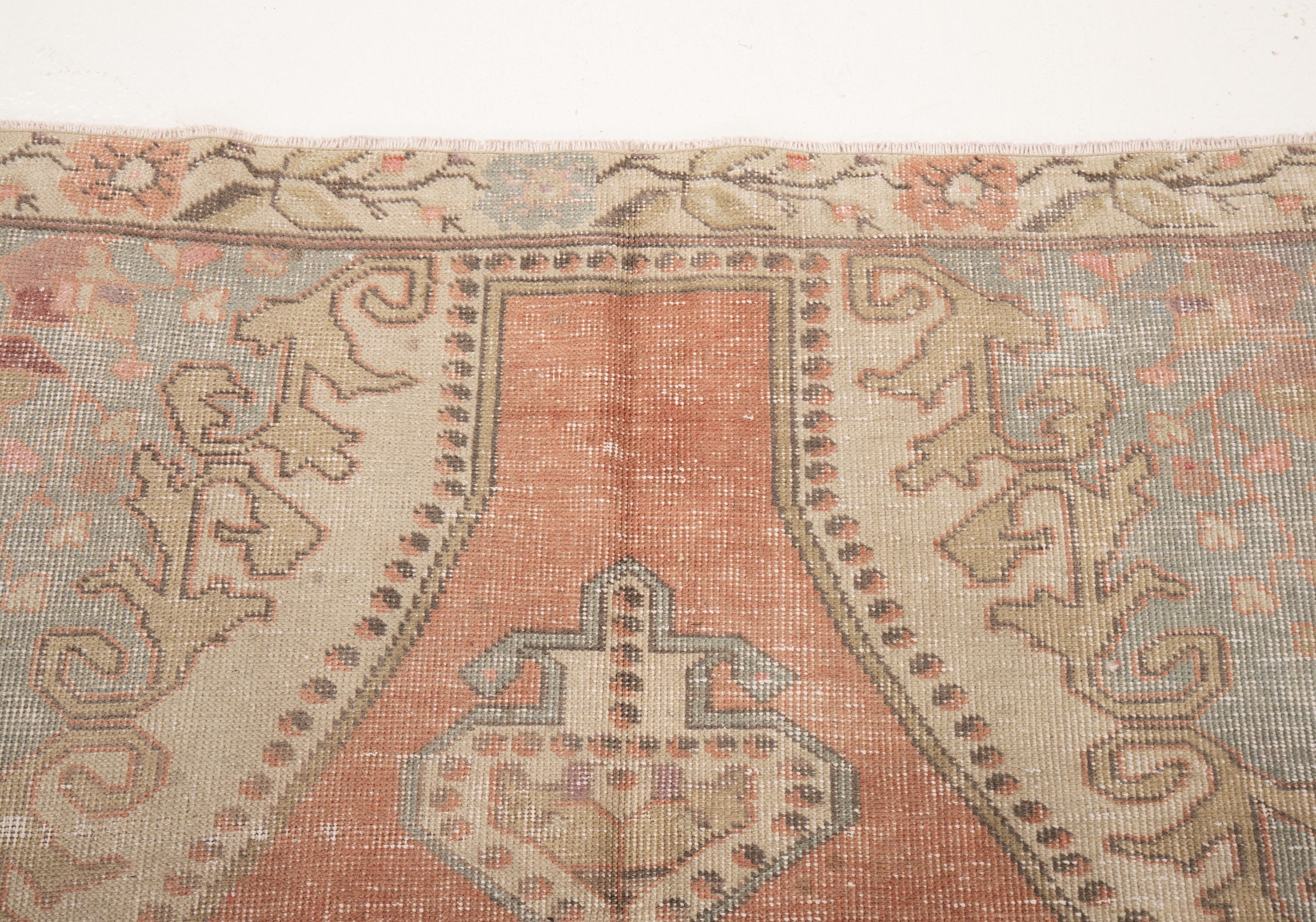 Vintage Turkish Village Rug