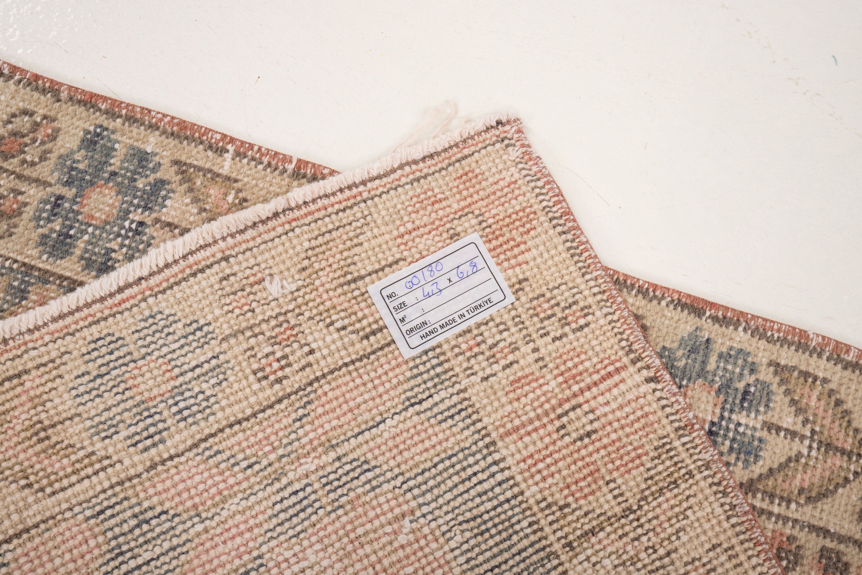 Vintage Turkish Village Rug