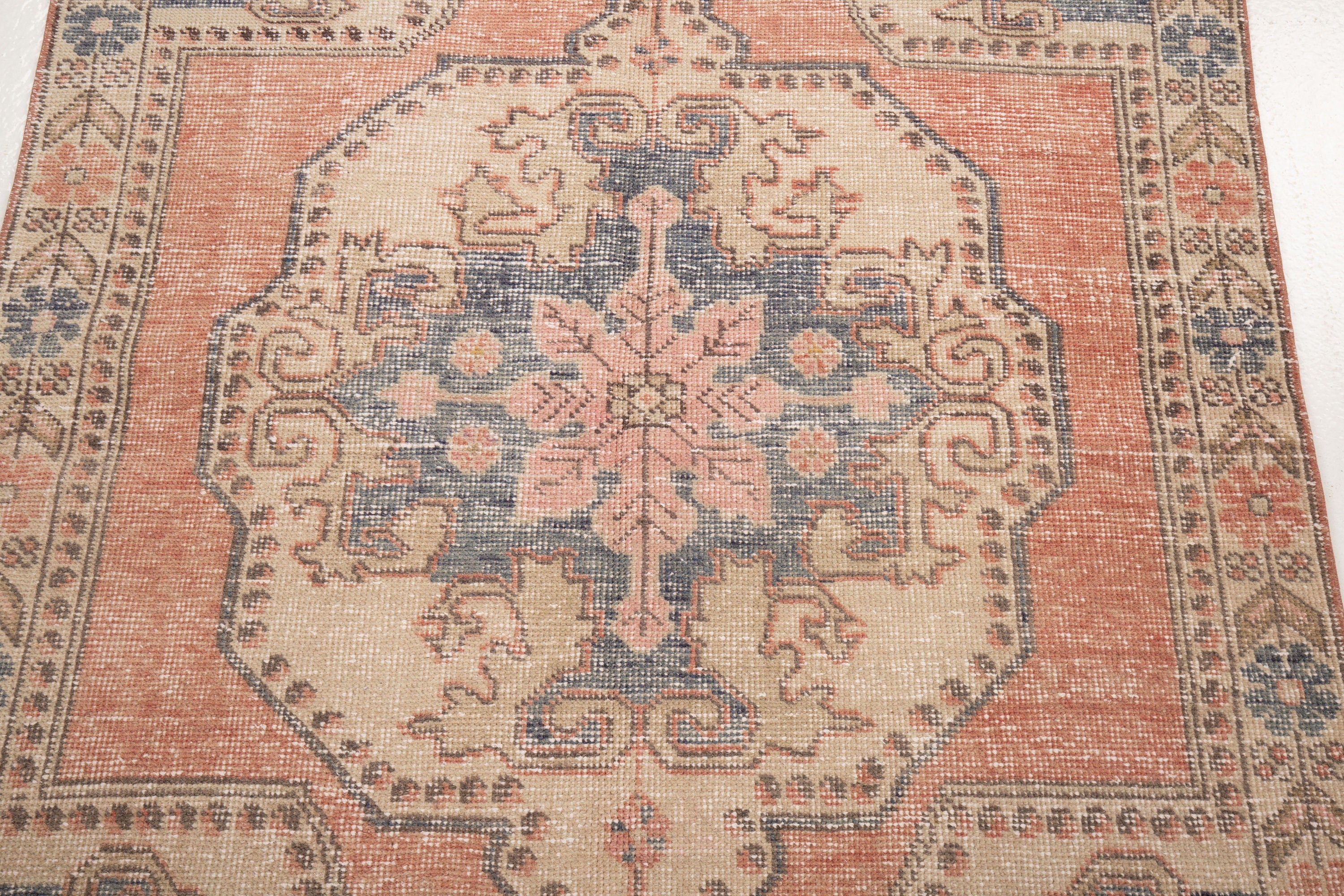 Vintage Turkish Village Rug