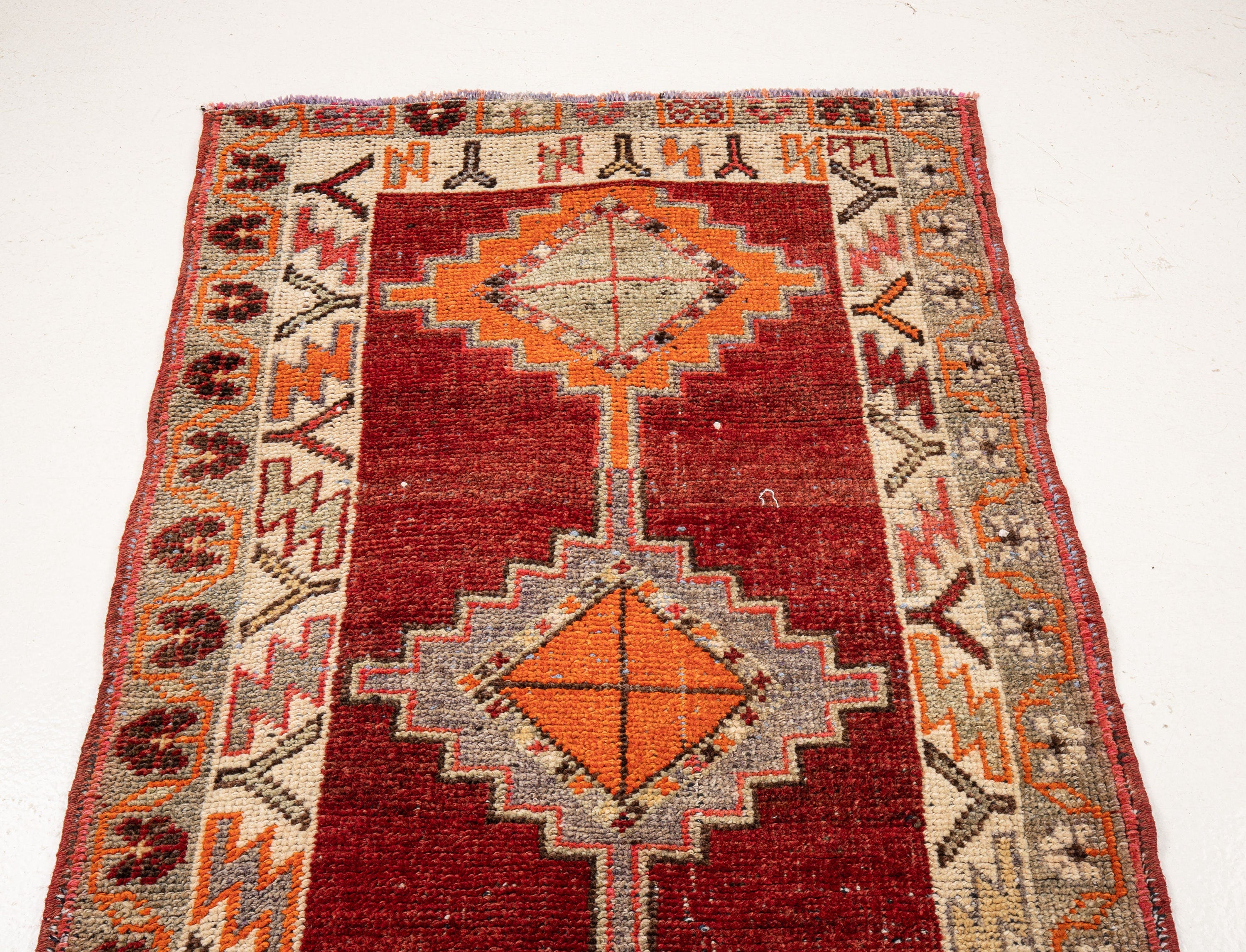 Turkish Vintage Carpet Runner