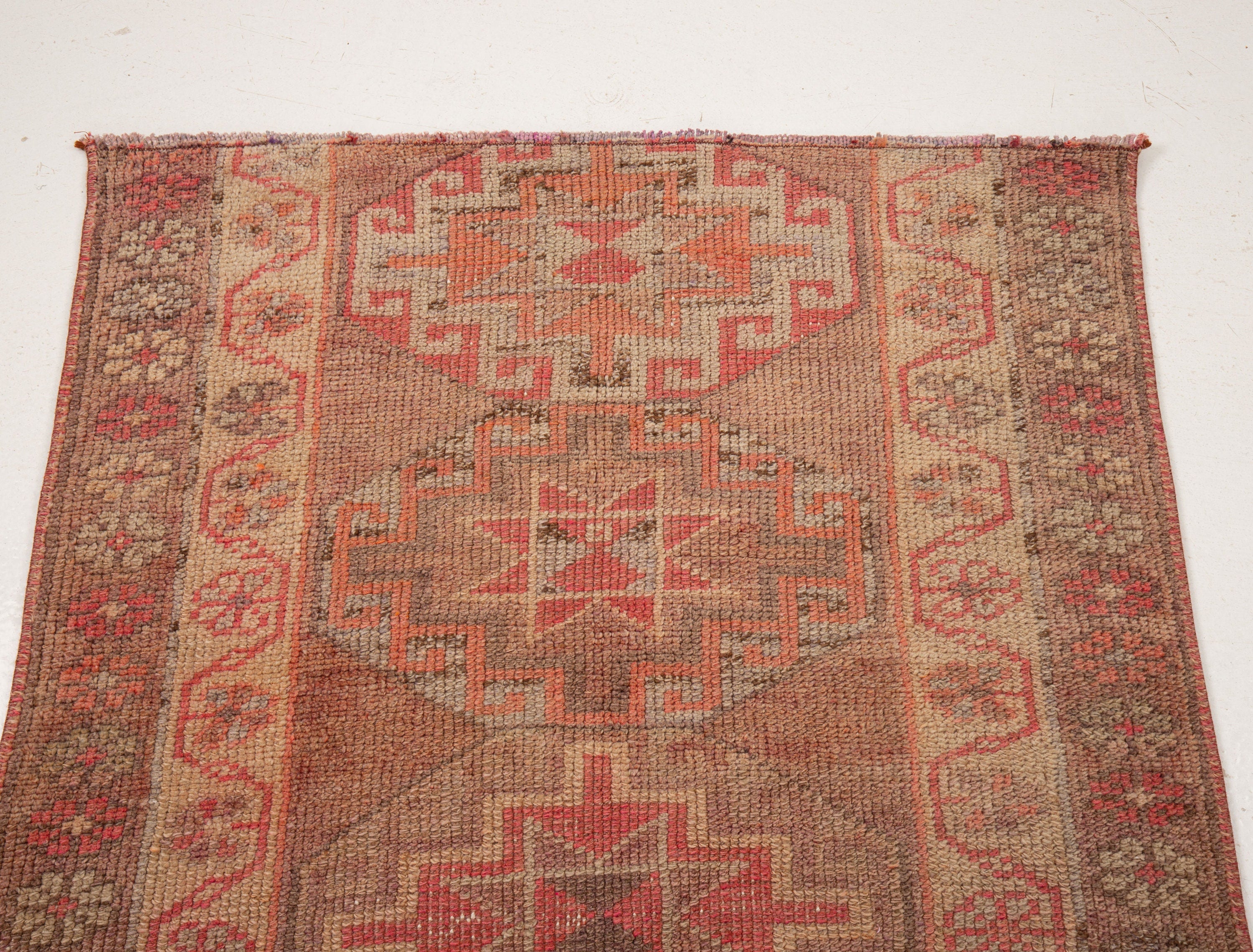 Turkish Vintage Carpet Runne