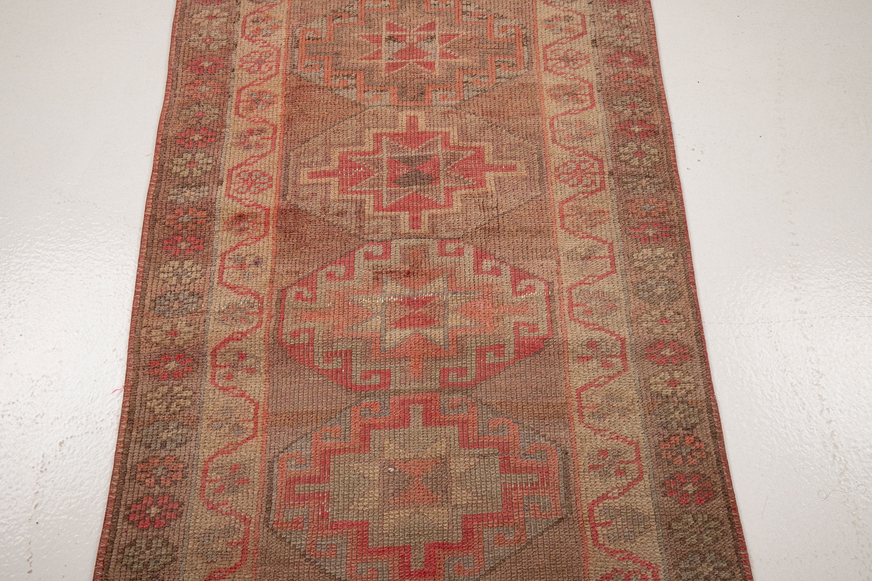 Turkish Vintage Carpet Runne
