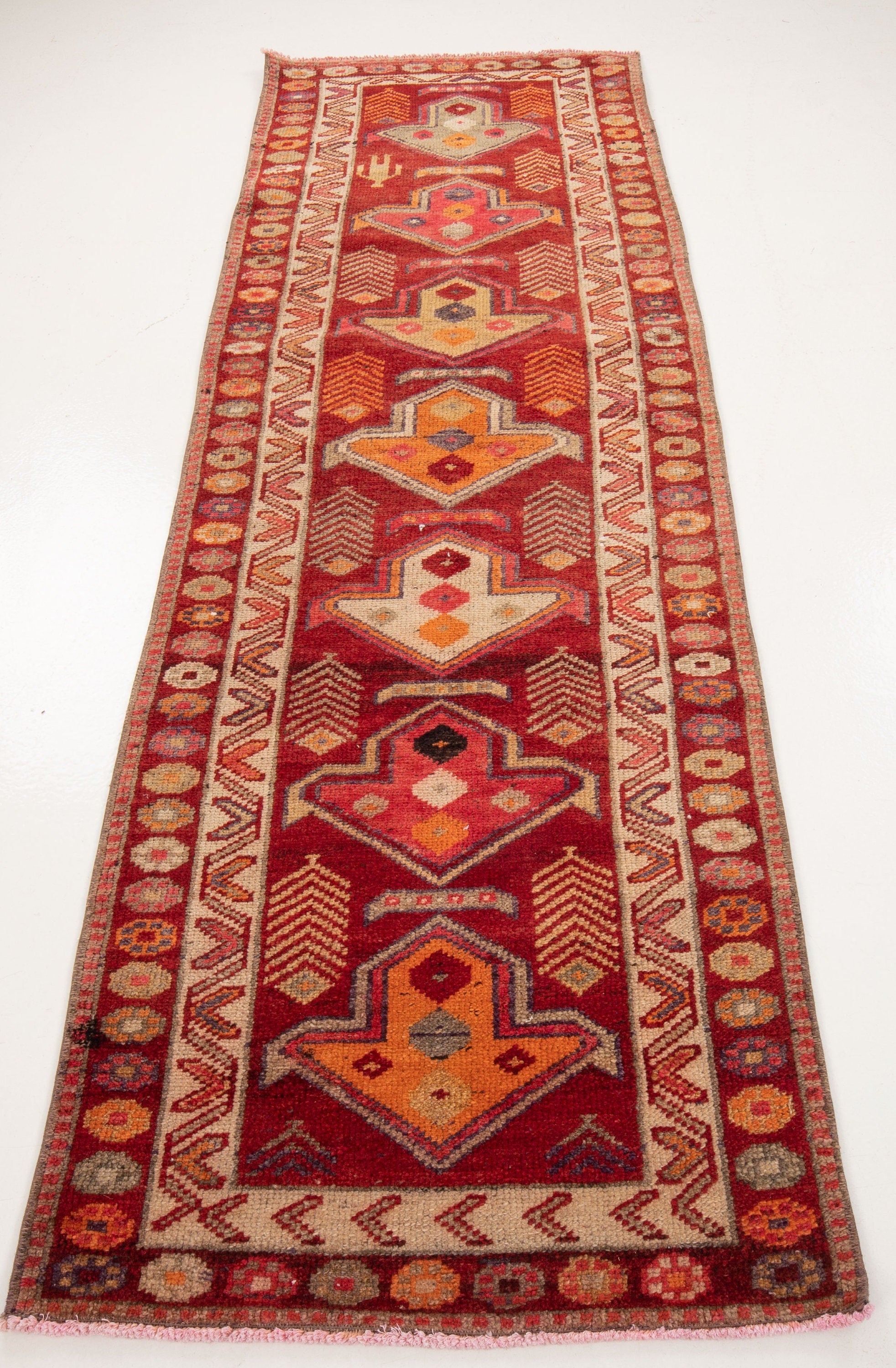 Turkish Vintage Carpet Runner