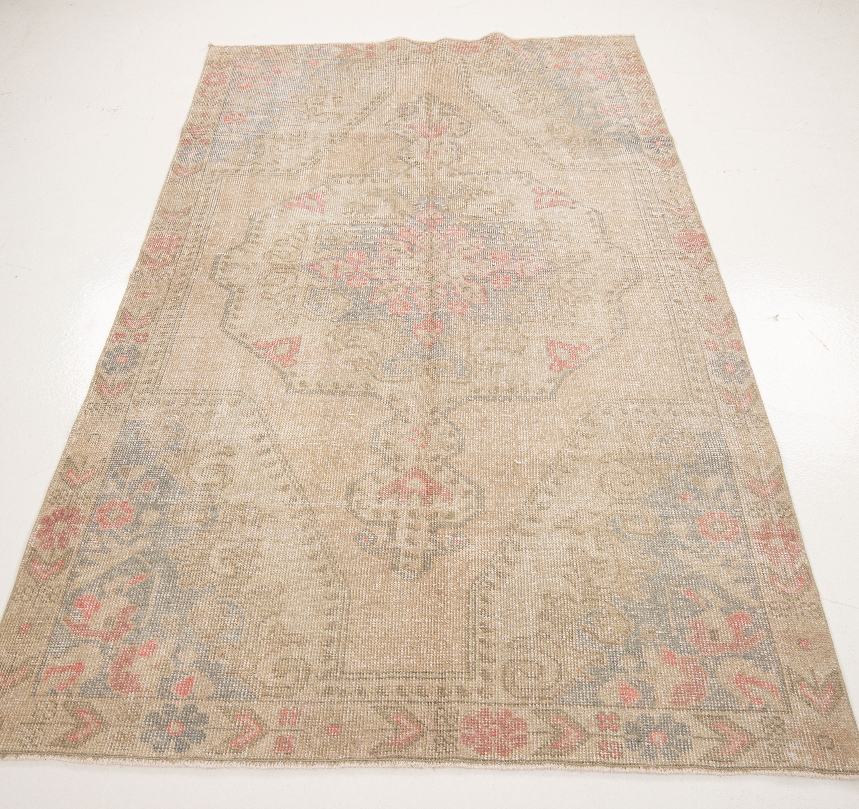 Vintage Turkish Village Rug