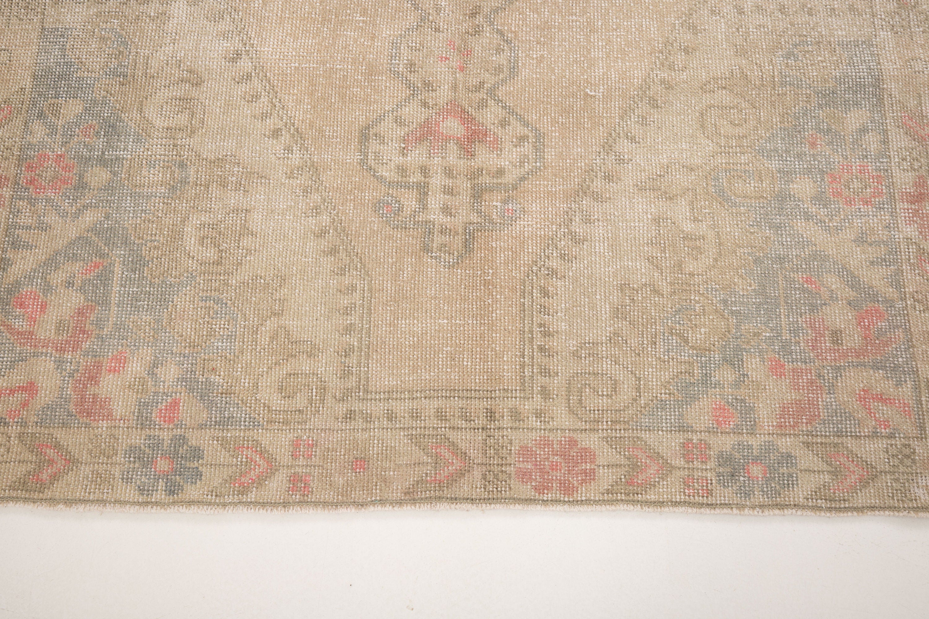 Vintage Turkish Village Rug